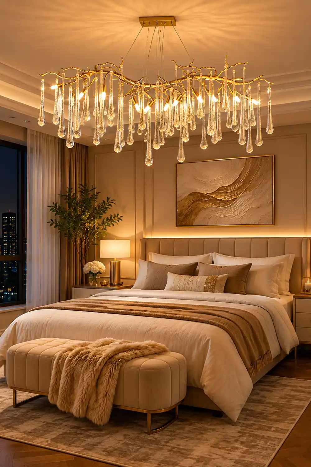 Aqua Makrama Chandeliers - Lumpaz