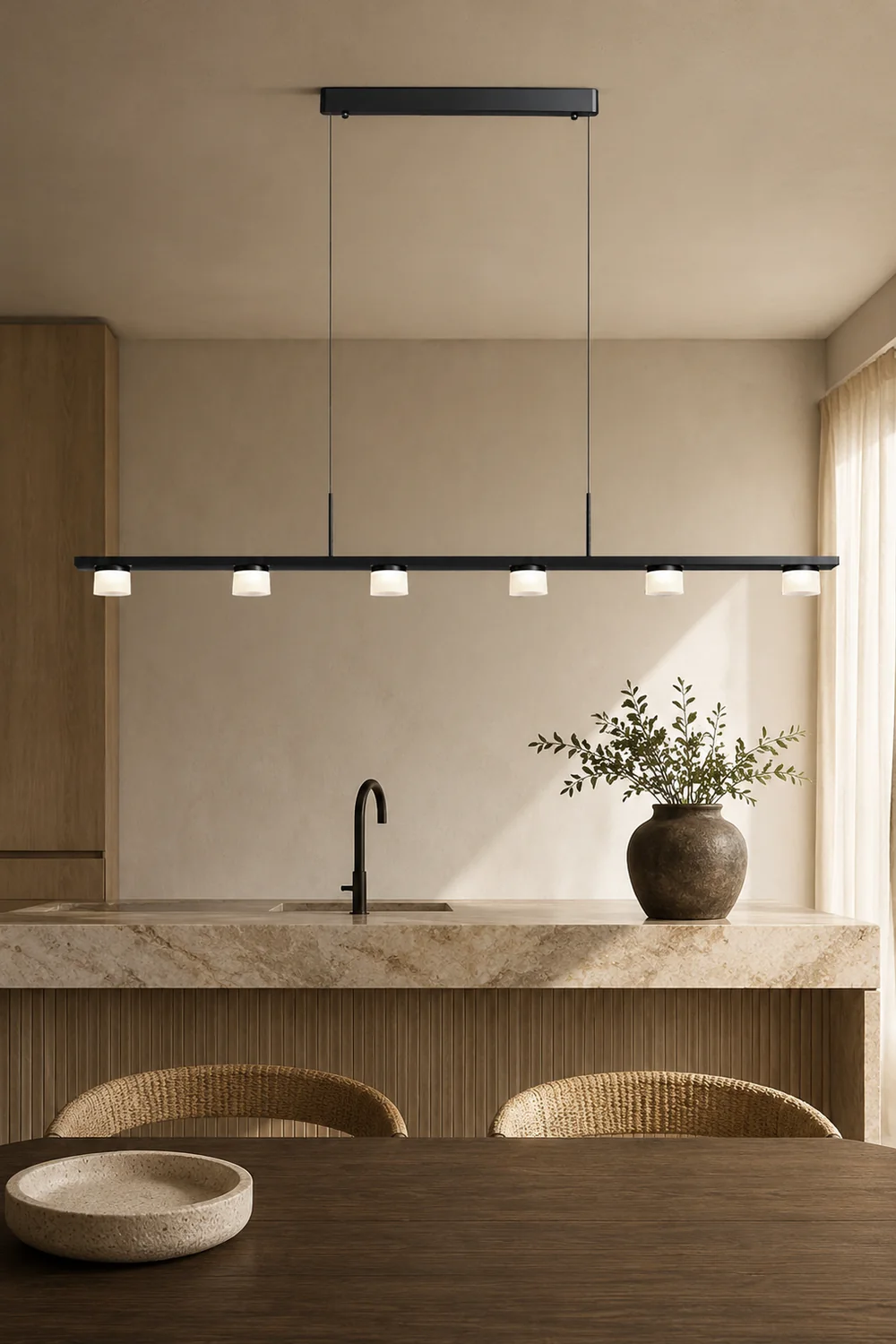 Esfera Linear Chandelier - Lumpaz