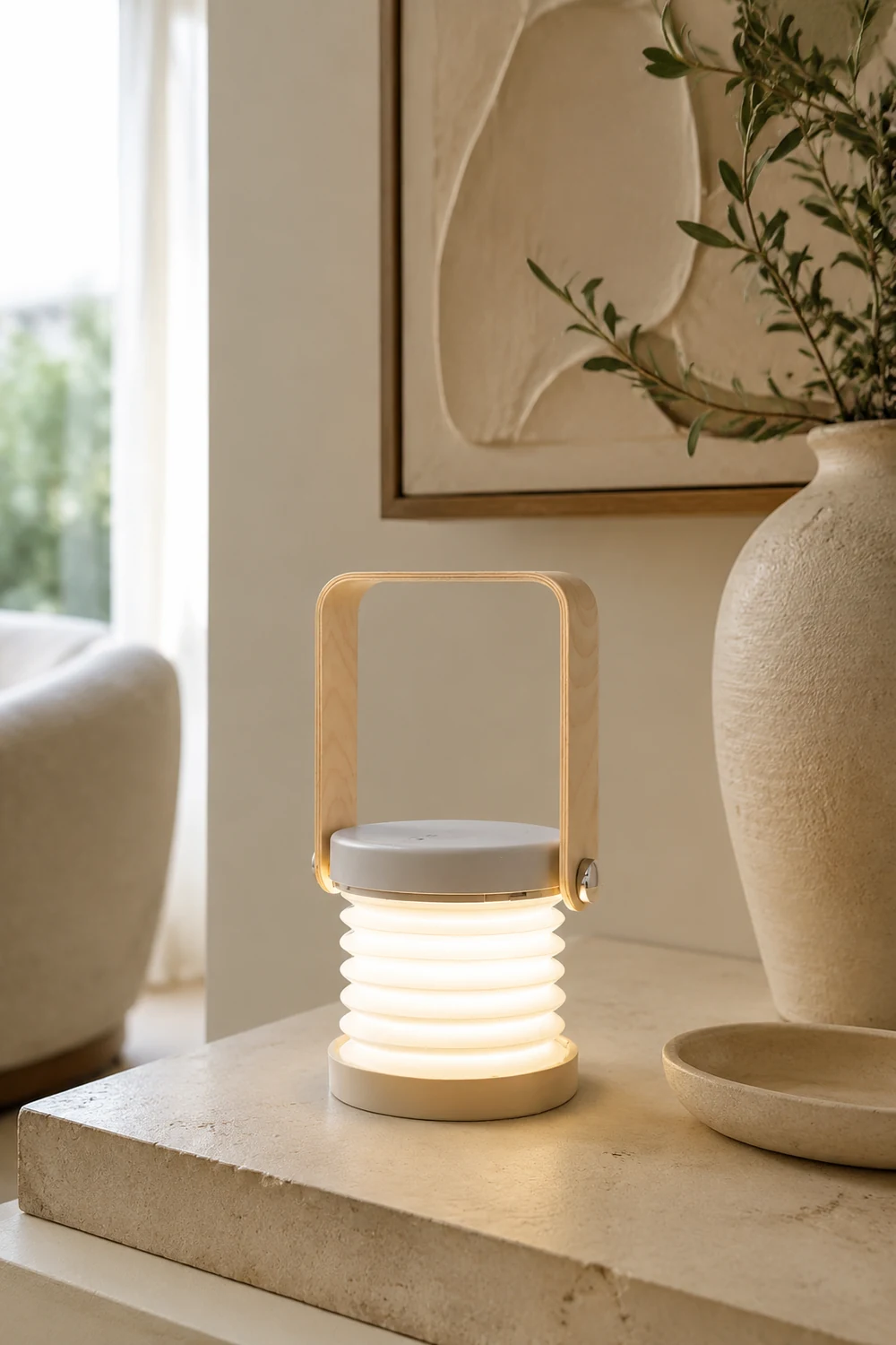 Portable Lantern Table Lamp - Lumpaz