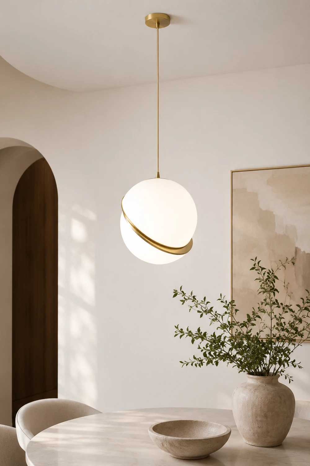 Crescent Pendant Light - Lumpaz