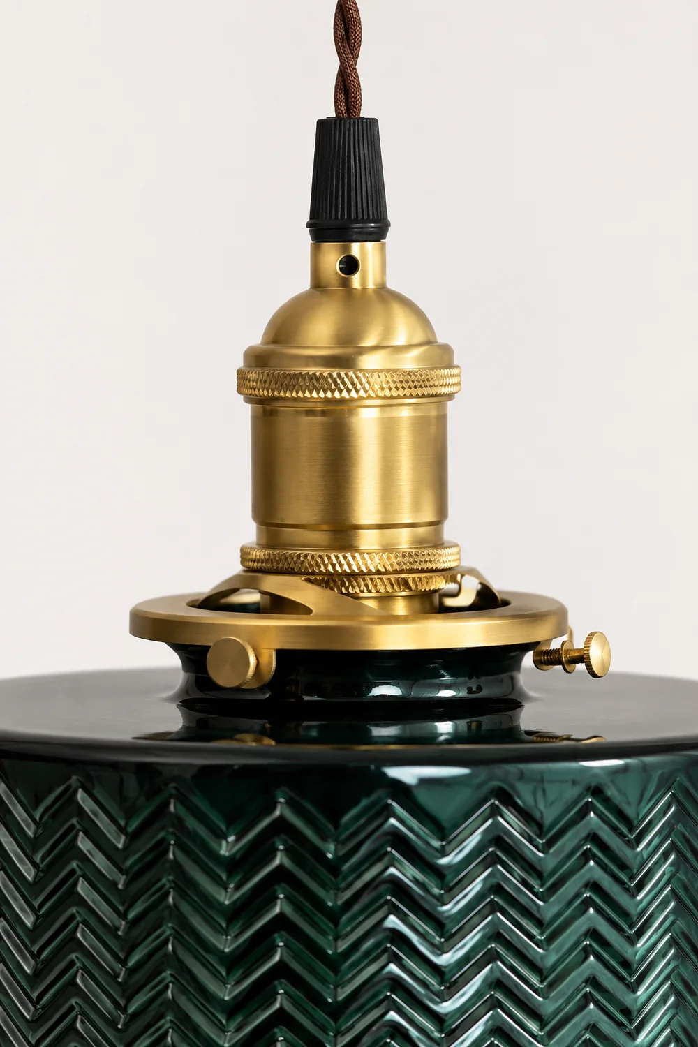 Green Glass Pendant Lamp - Lumpaz