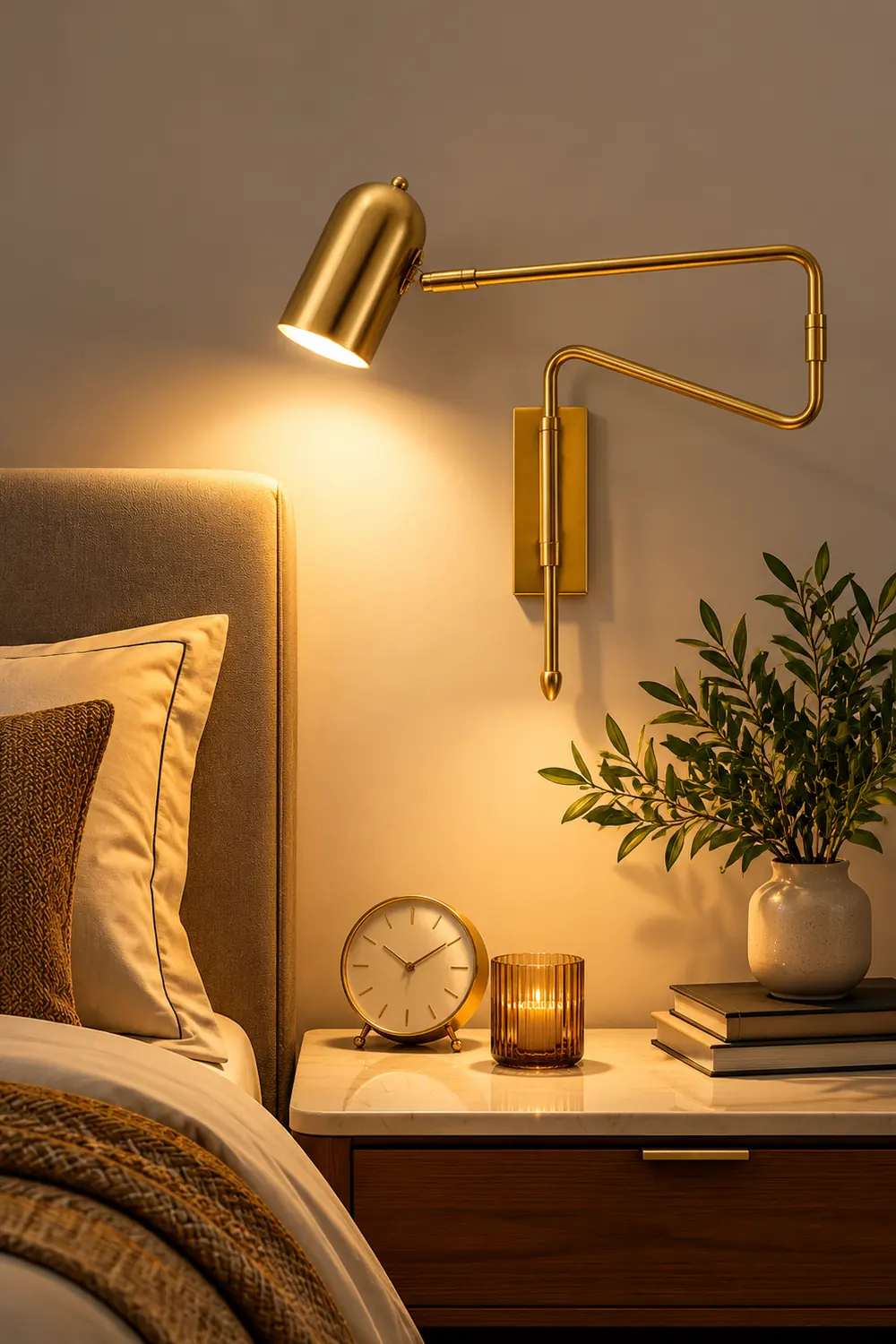 Long Arm Rotating Wall Lamp - Lumpaz