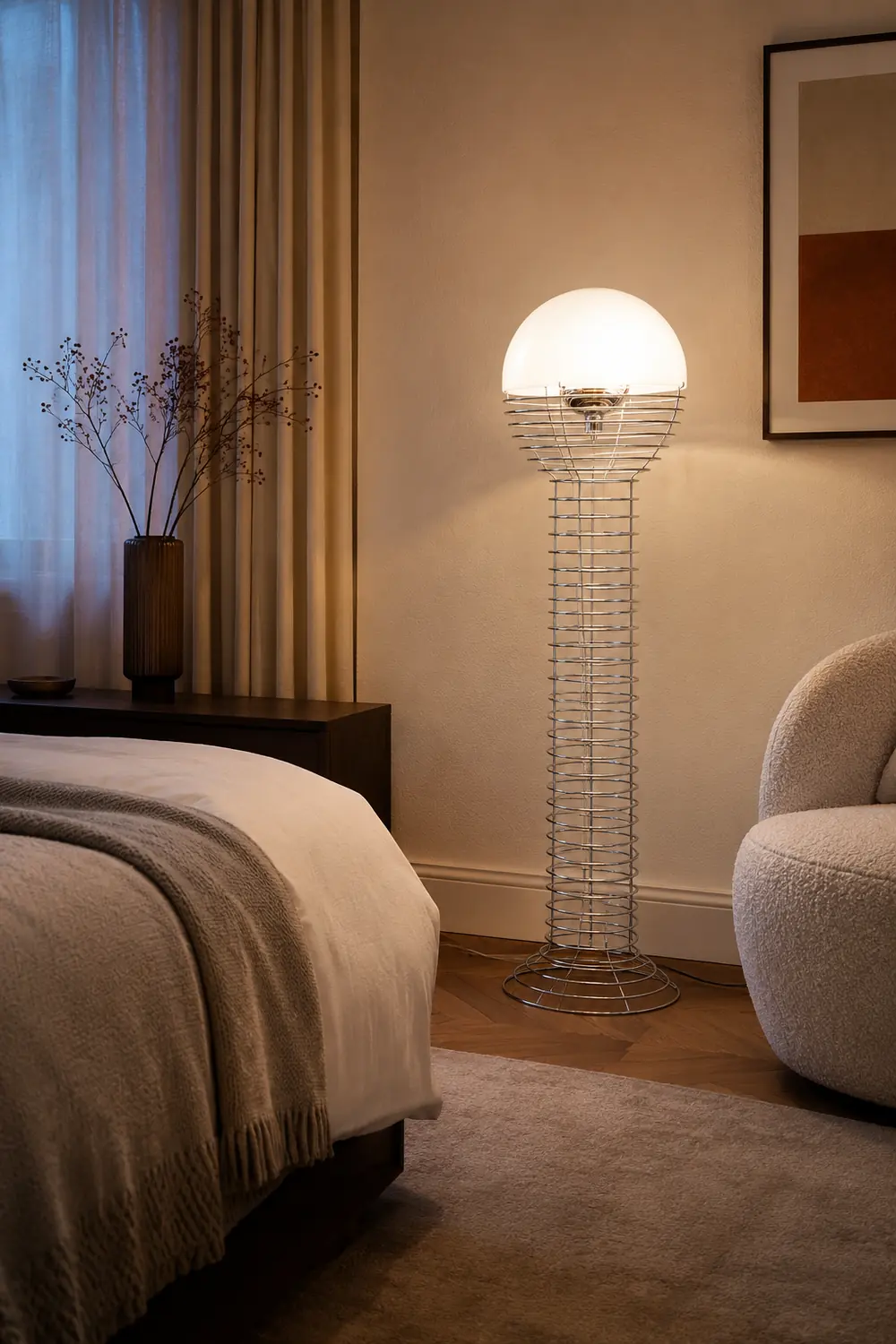 Wire Floor Lamp - Lumpaz