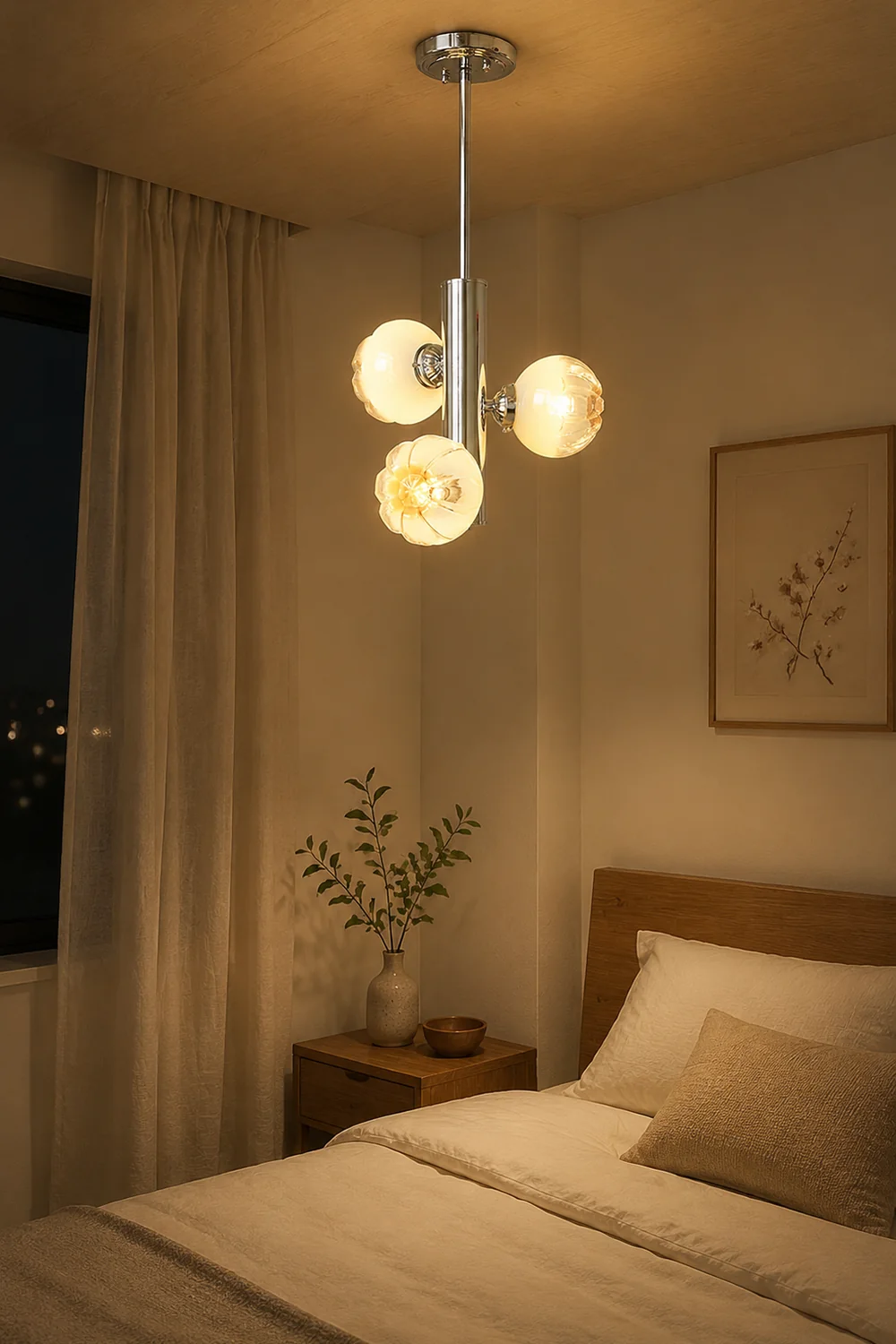 Flower Bud Chandelier - Lumpaz