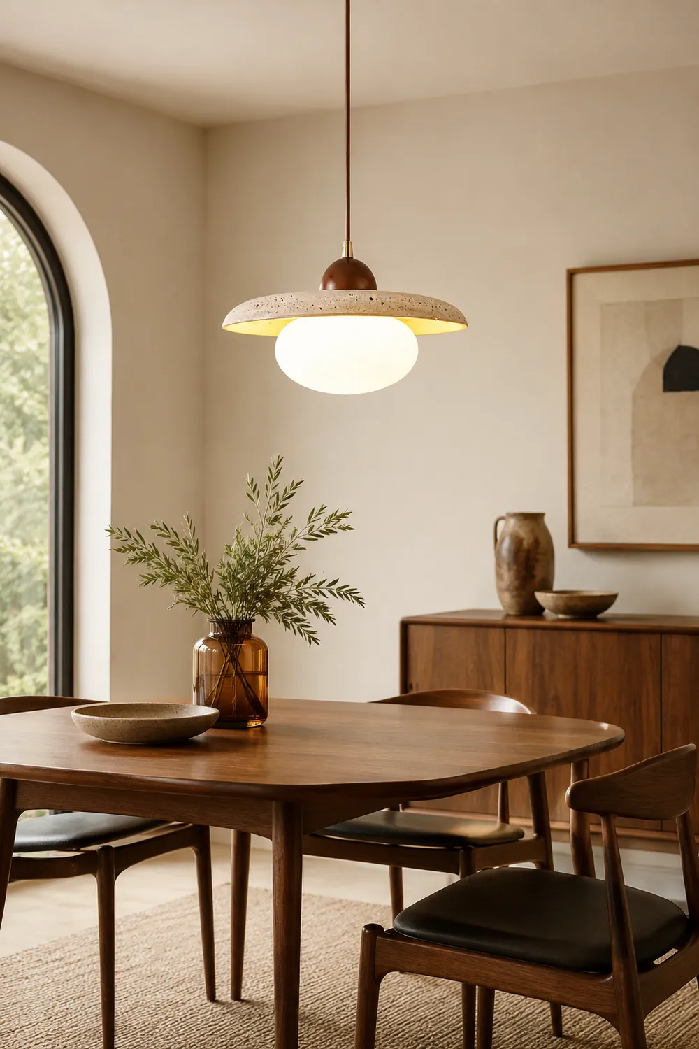 Travertine Pendant Lamp - Lumpaz