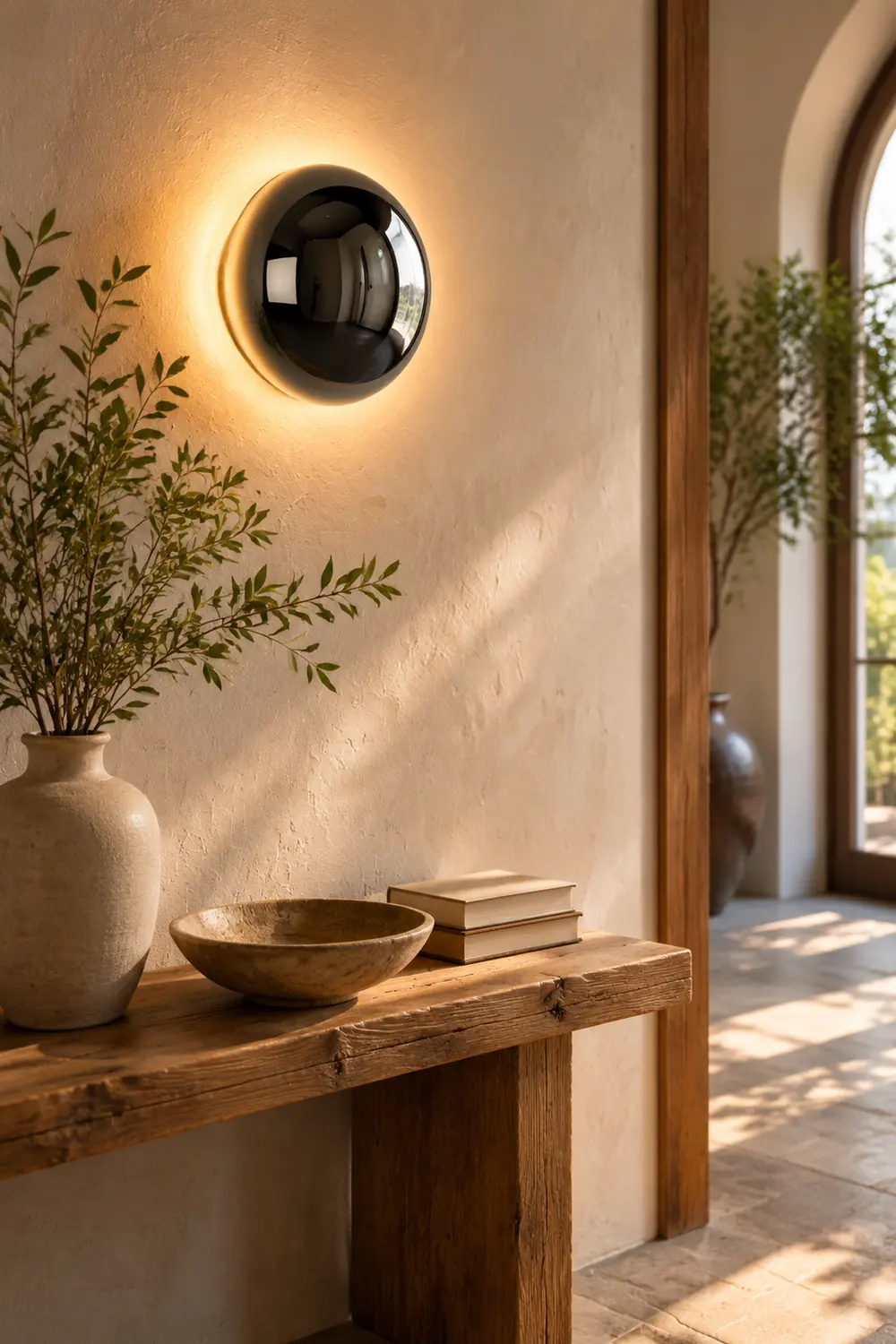 Round Metal Wall Lamp - Lumpaz