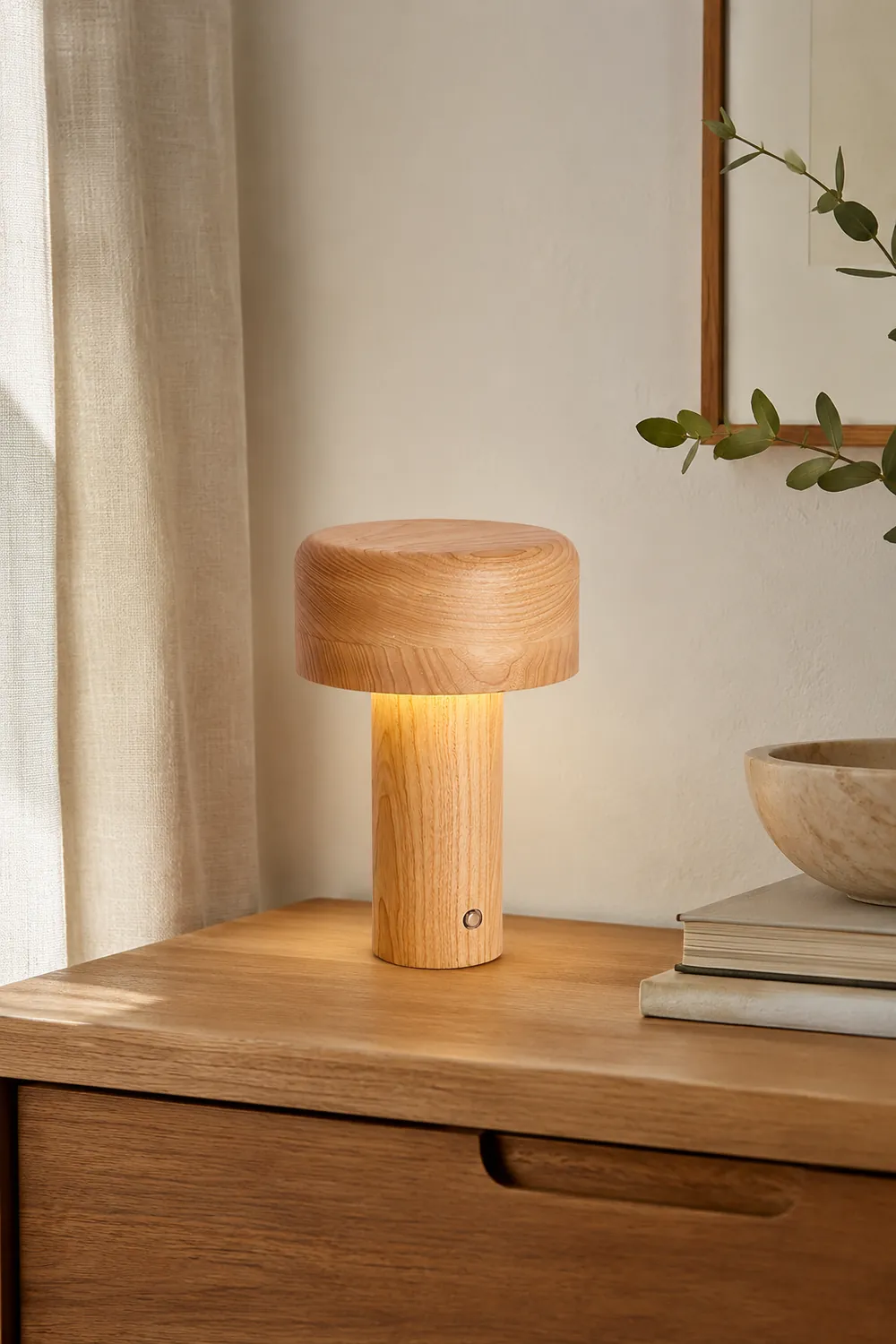 Wooden Tower Table Lamp - Lumpaz