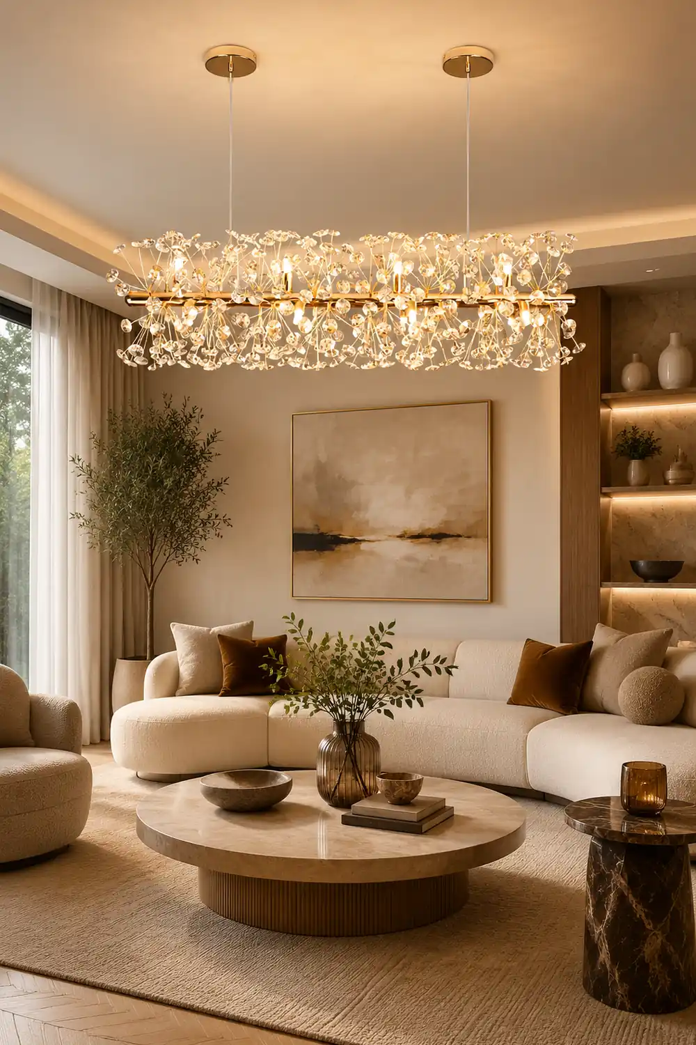 Crystal Firework Chandelier - Lumpaz