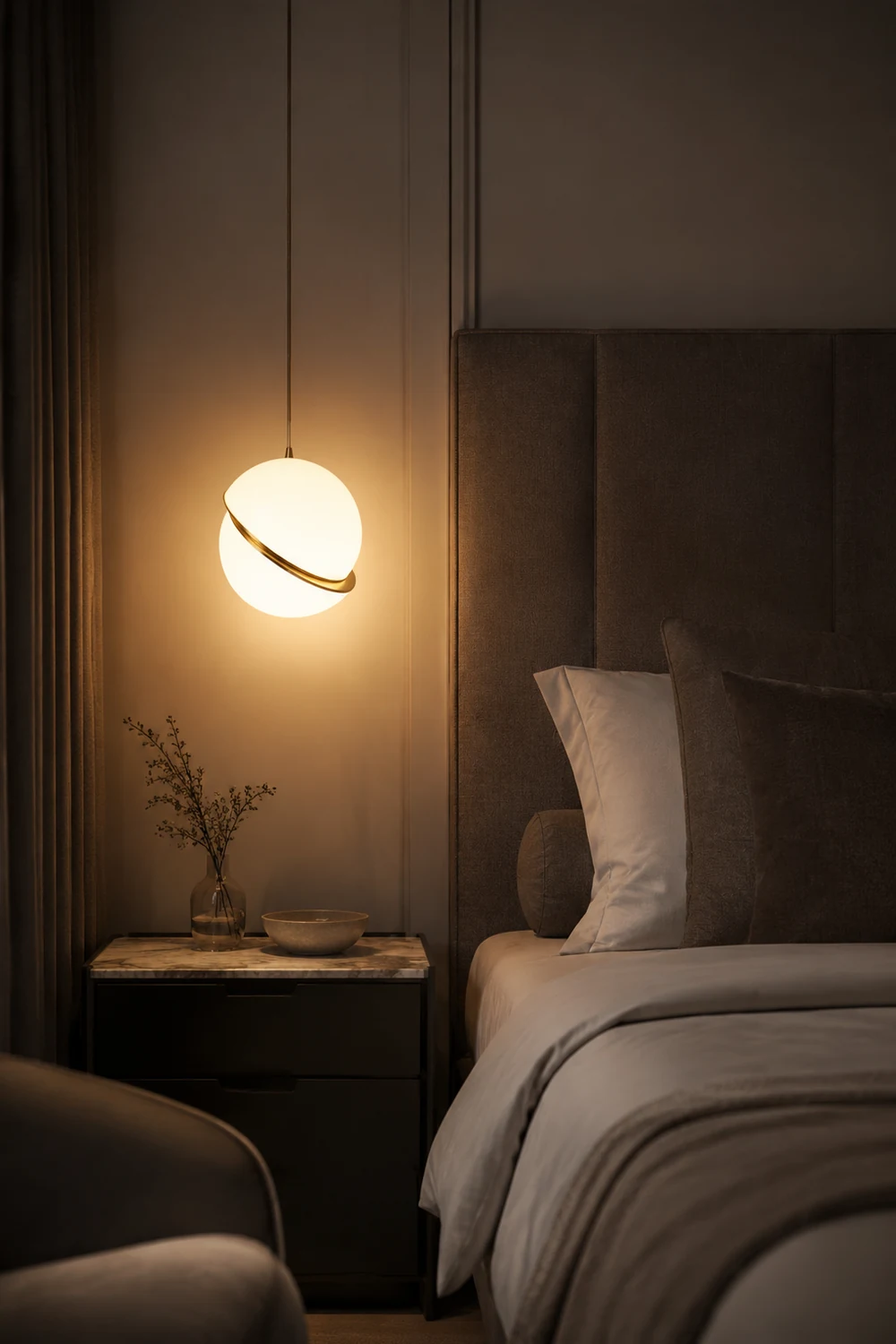 Crescent Pendant Light - Lumpaz