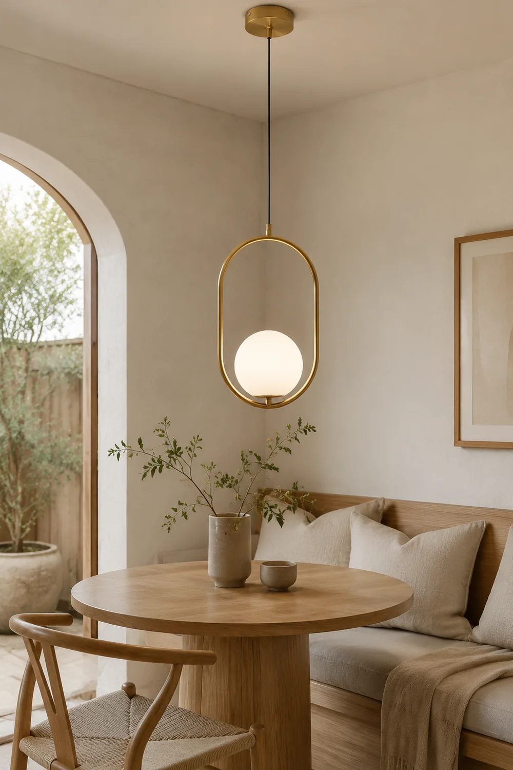Mila Brass Pendant Lamp - Lumpaz
