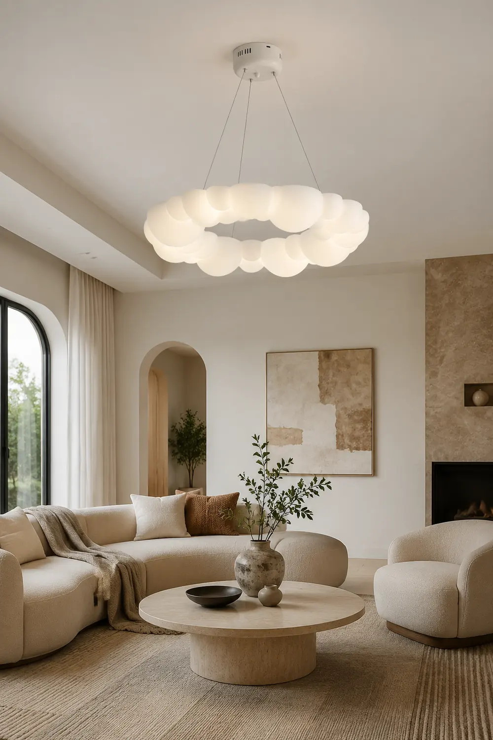 Cloud Bubble Chandelier - Lumpaz