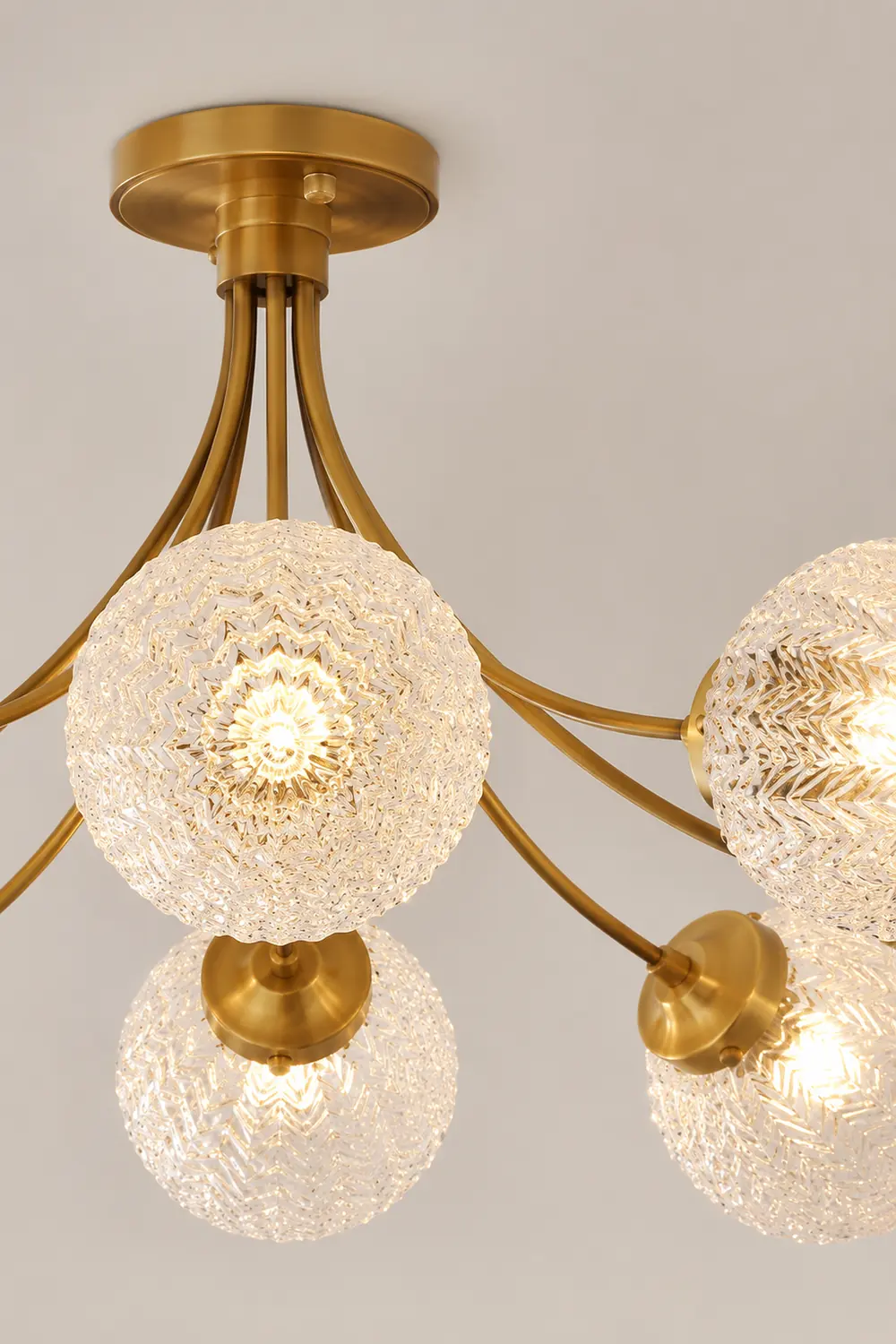 Retro Glass Ceiling Lamp - Lumpaz