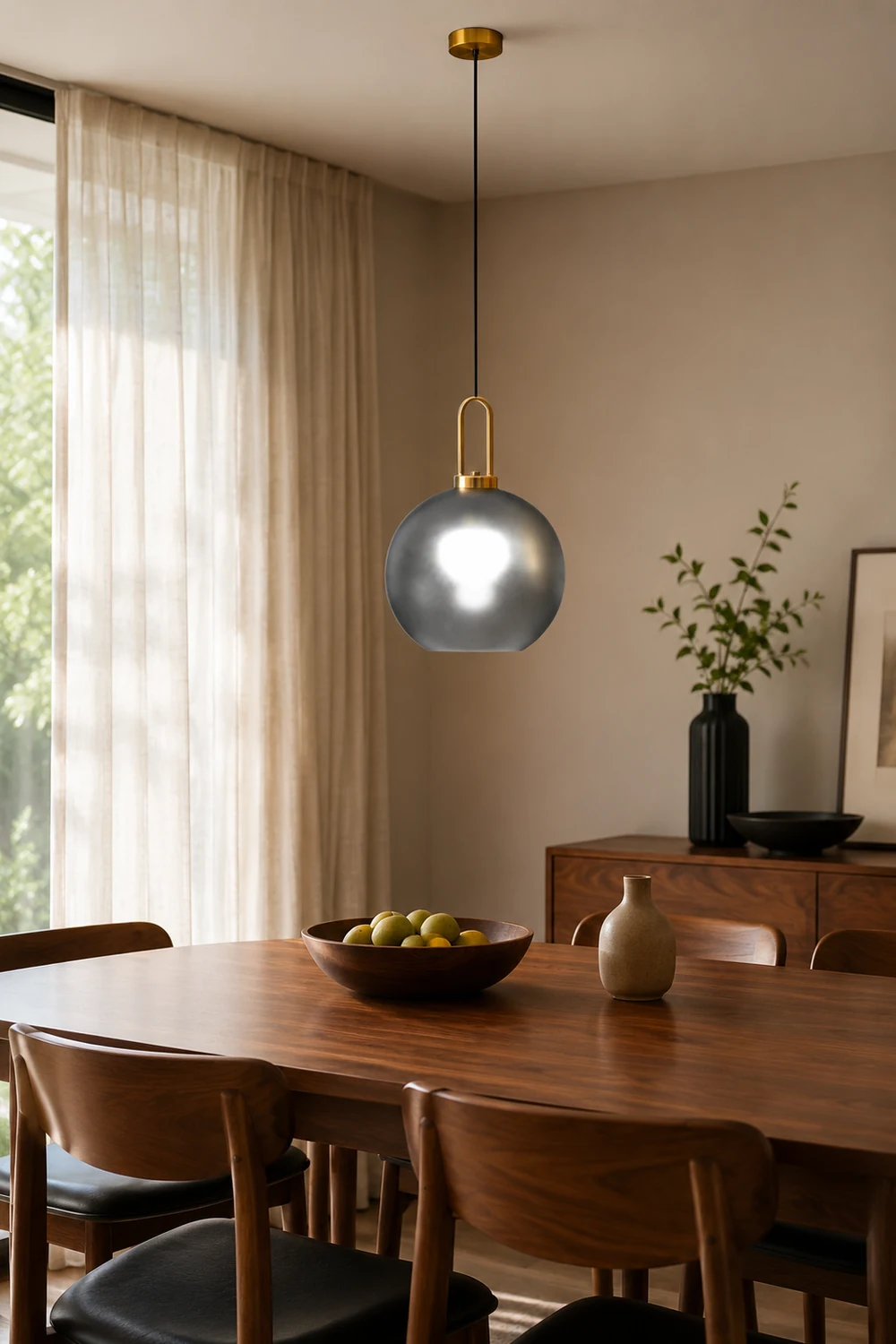 Pendulum Glass Pendant Lamp - Lumpaz