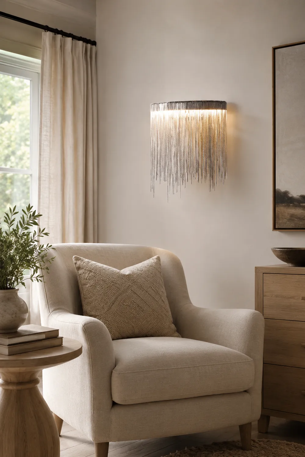 Cadena Tassel Wall Lamp - Lumpaz