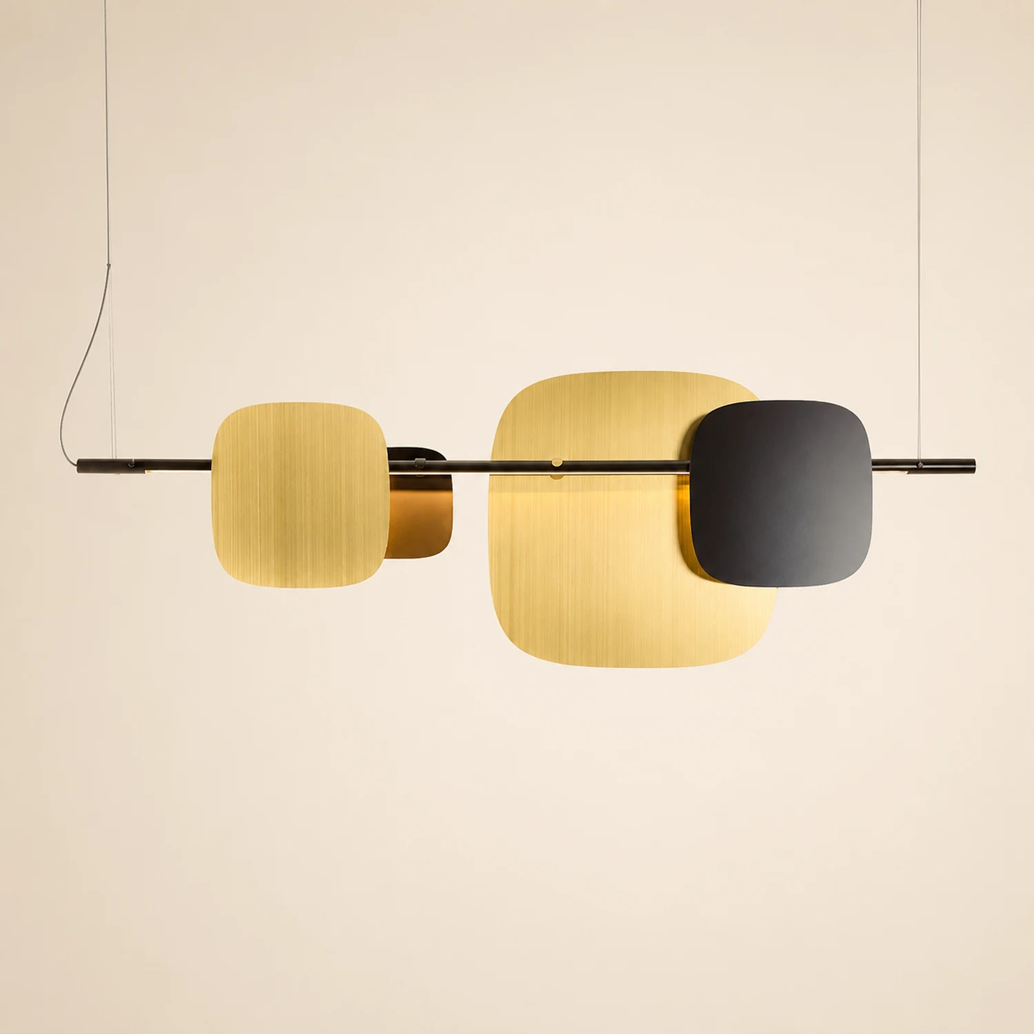 Rounded square Chandelier - Lumpaz