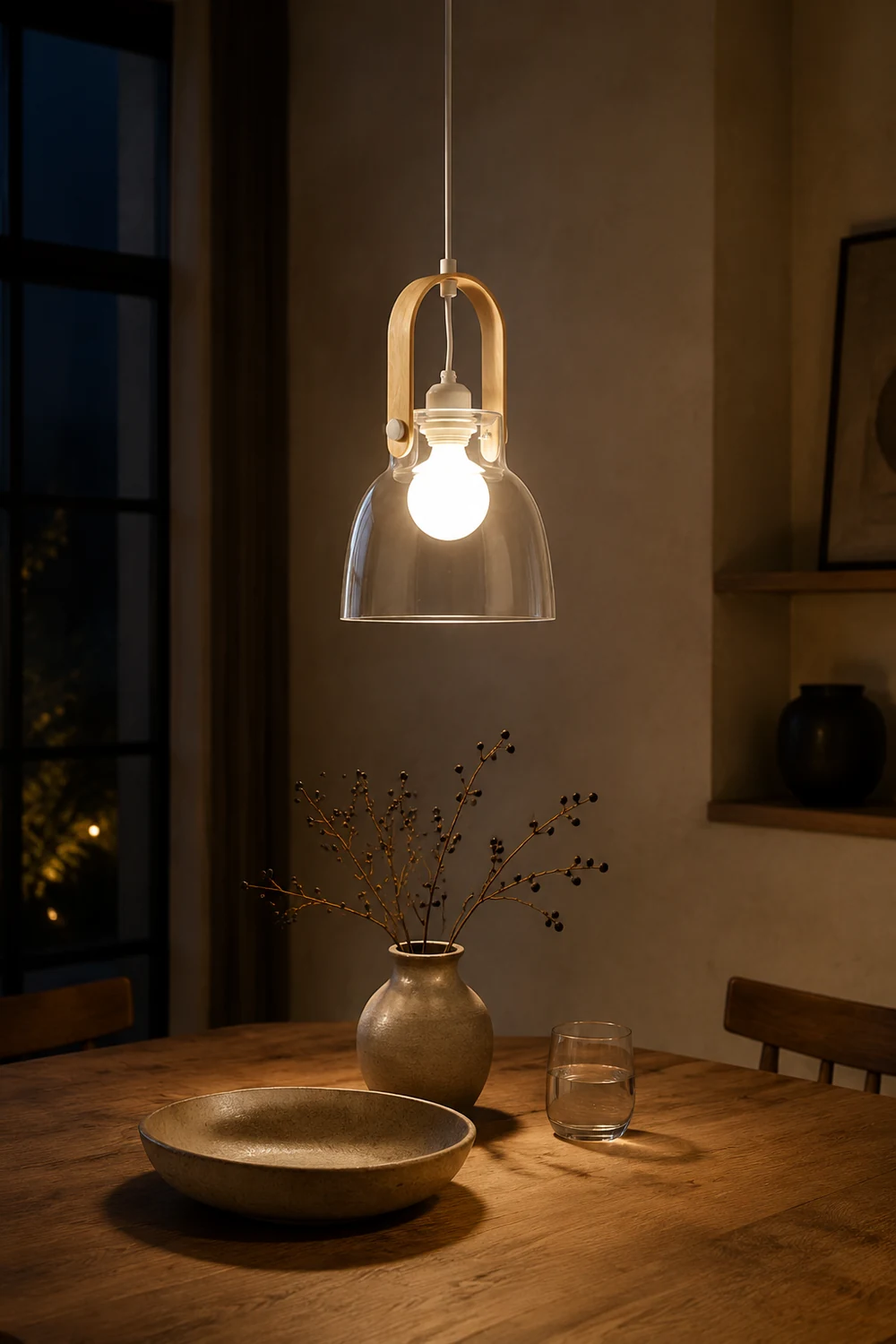 Skandi Glass Pendant Lamp - Lumpaz