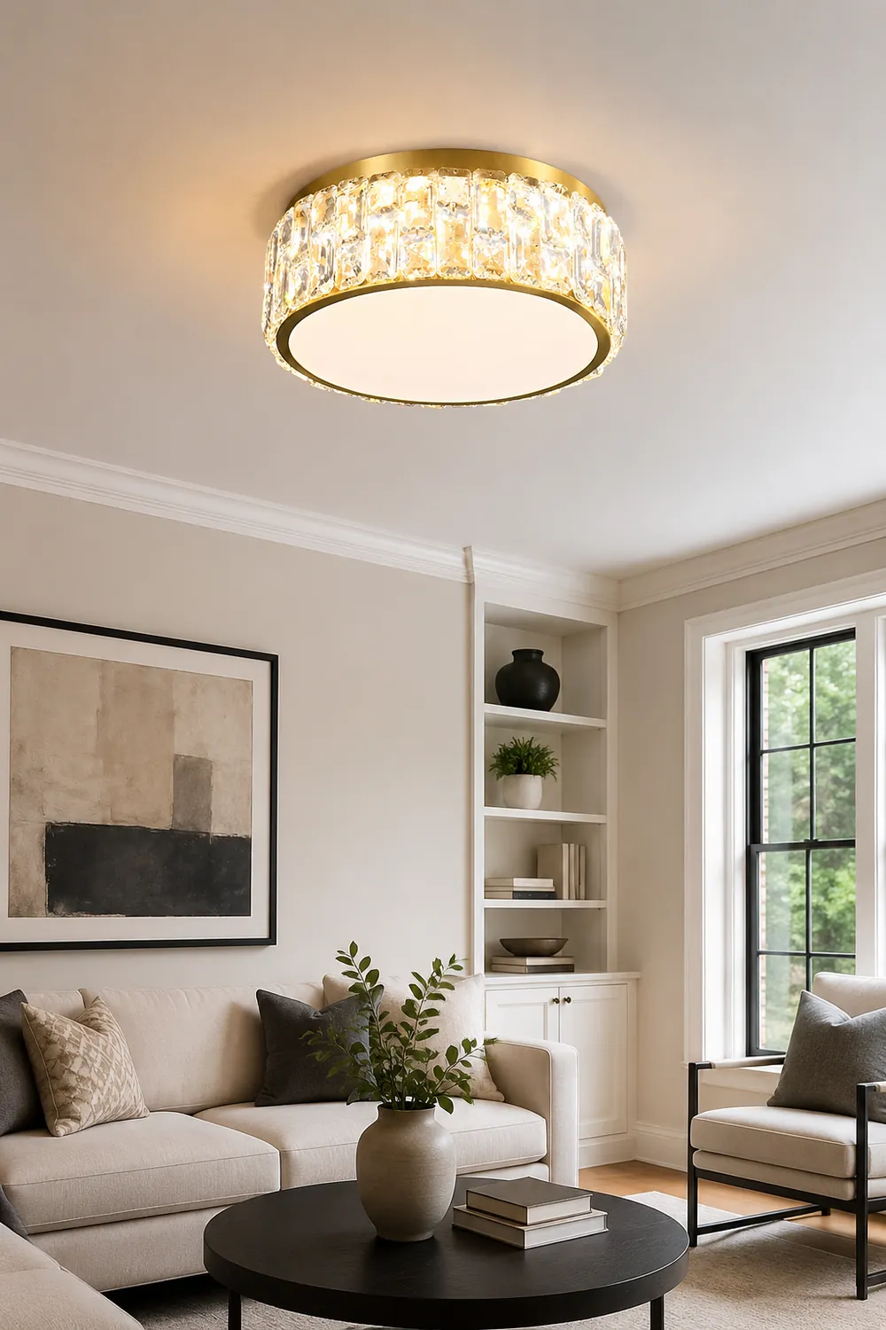 Quicksand Crystal Ceiling Lamp - Lumpaz