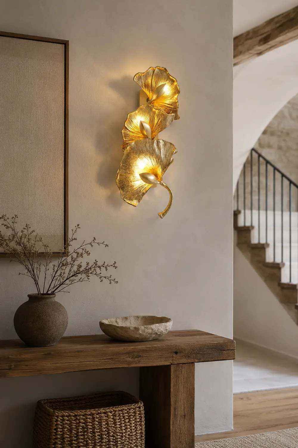 Ginkgo Leaf Wall Lamp - Lumpaz