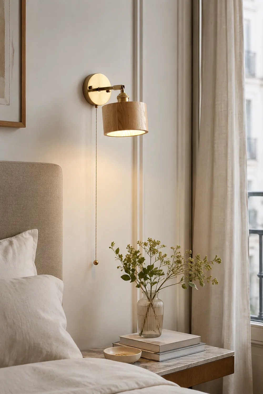 Rotatable Wooden Wall Lamp - Lumpaz