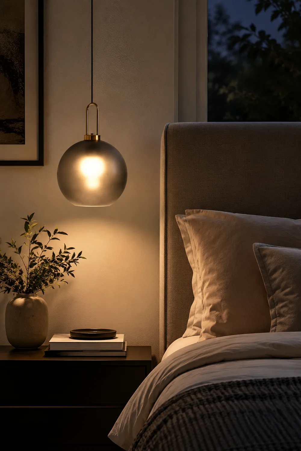 Pendulum Glass Pendant Lamp - Lumpaz