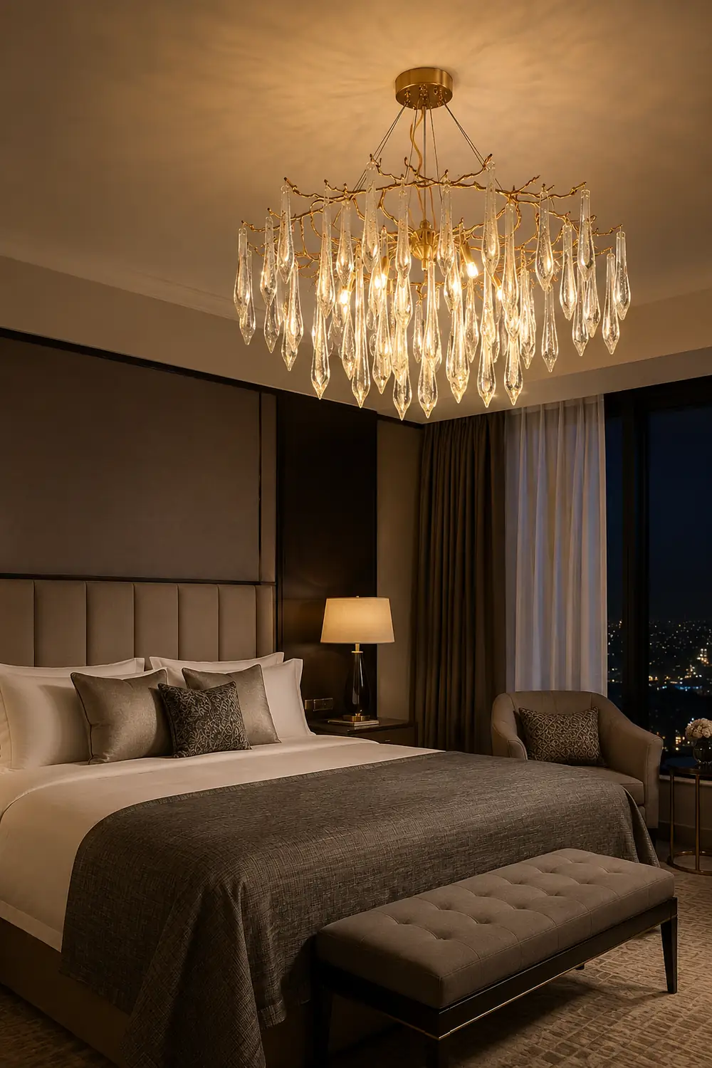 Branchs Brass Chandelier - Lumpaz