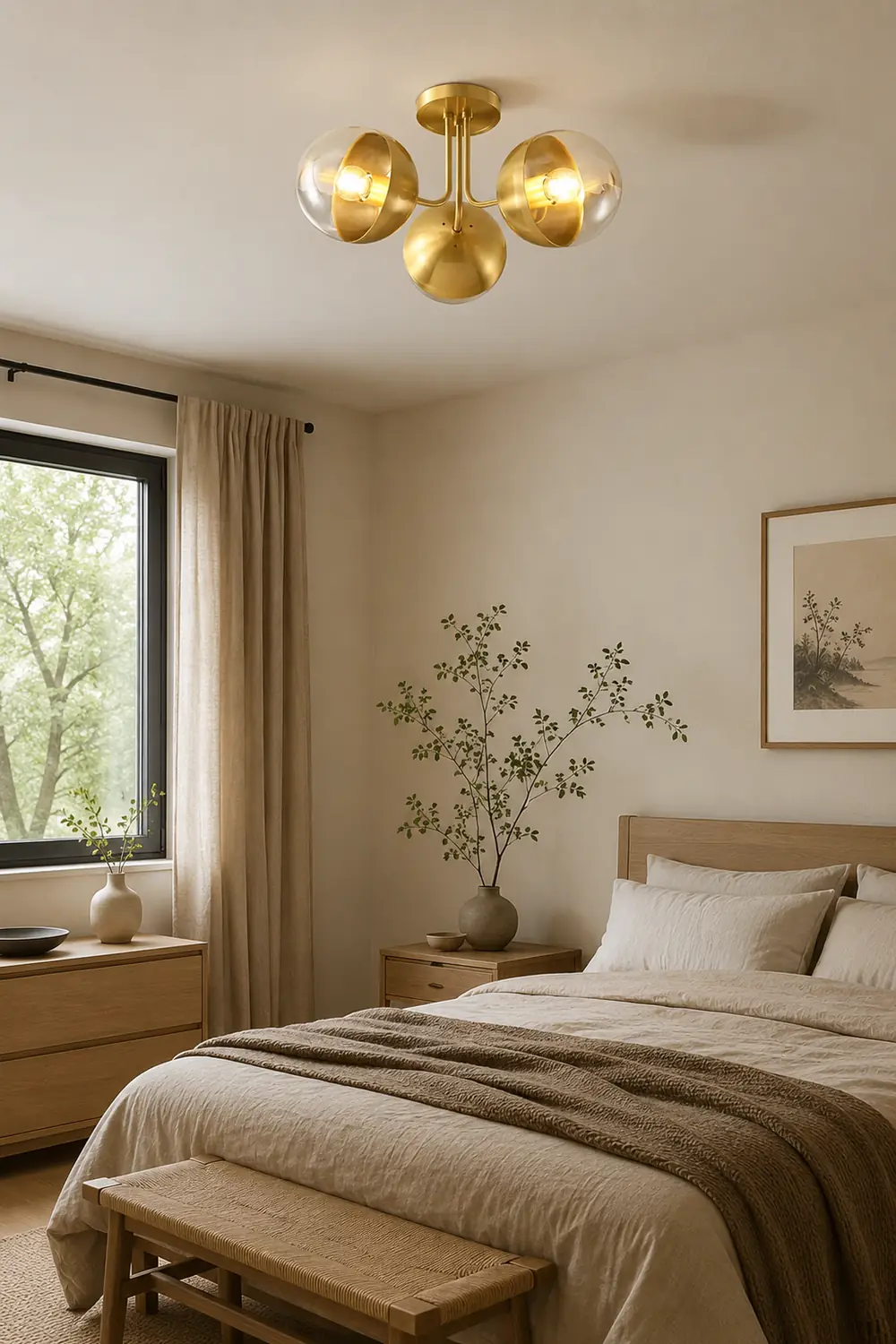 Brass Globulars Ceiling Lamp - Lumpaz