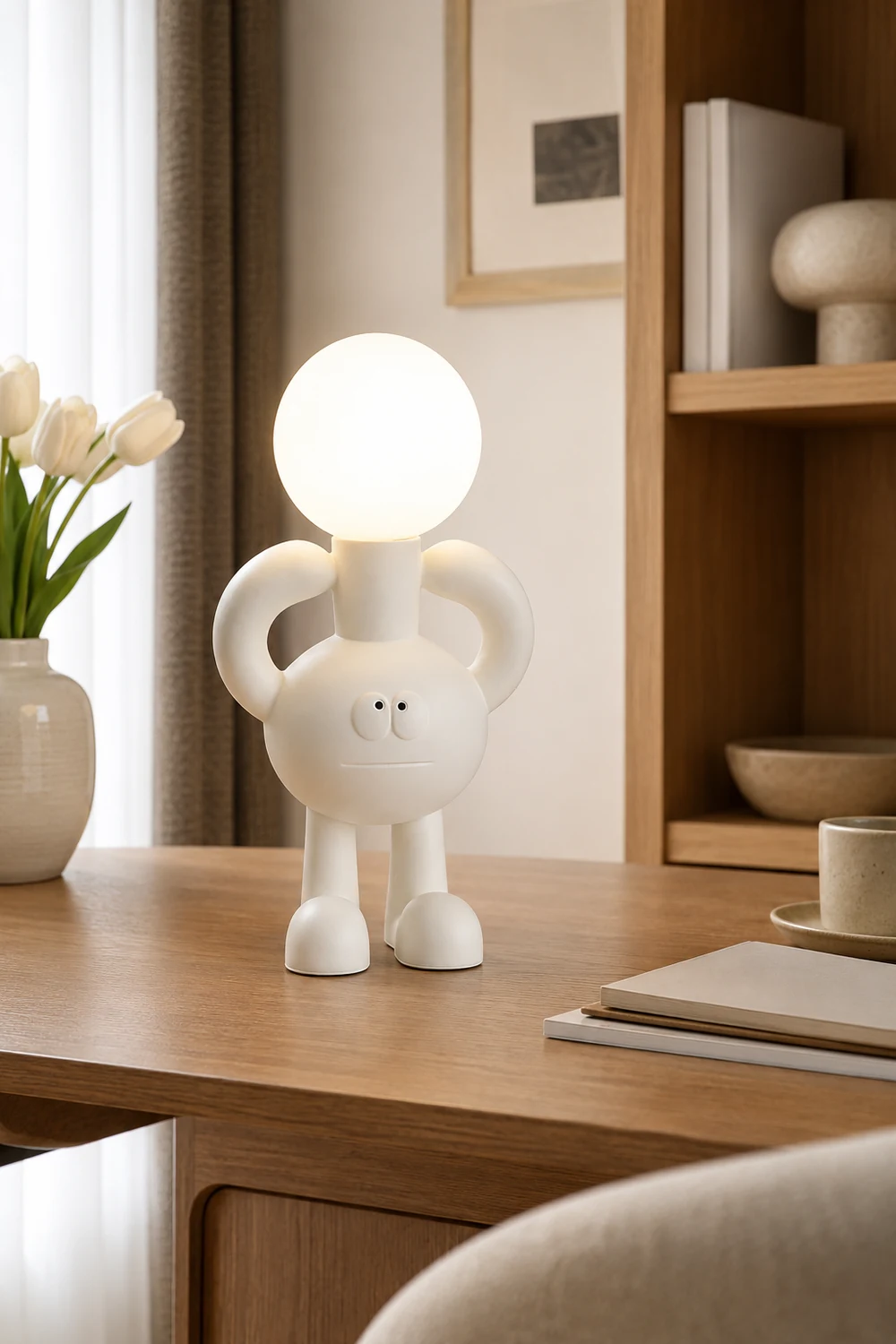 Resin Robot Table Lamp - Lumpaz