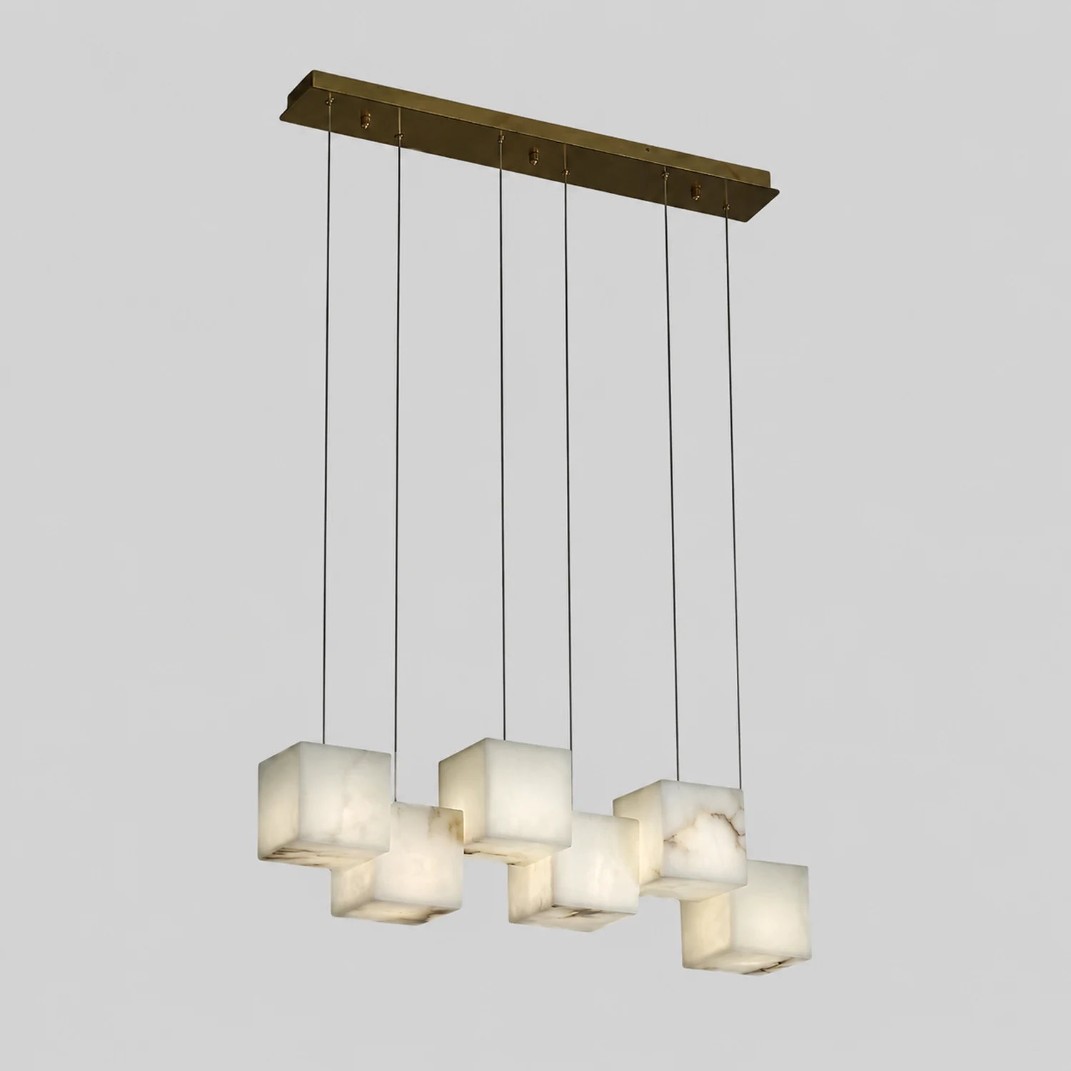 Marble Box Chandelier - Lumpaz