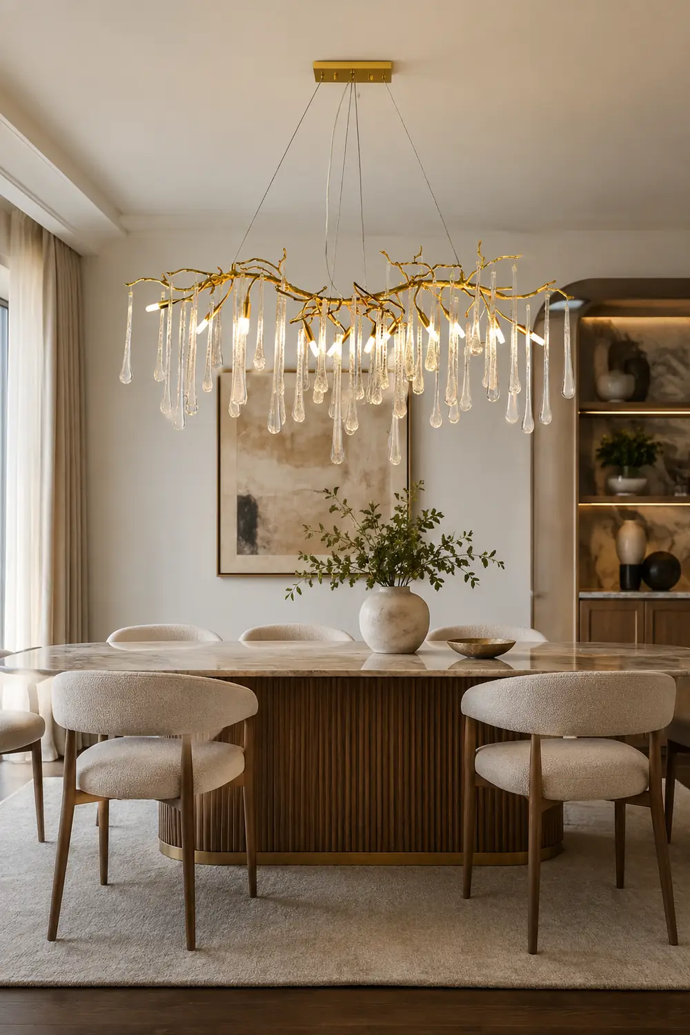 Aqua Makrama Chandeliers - Lumpaz