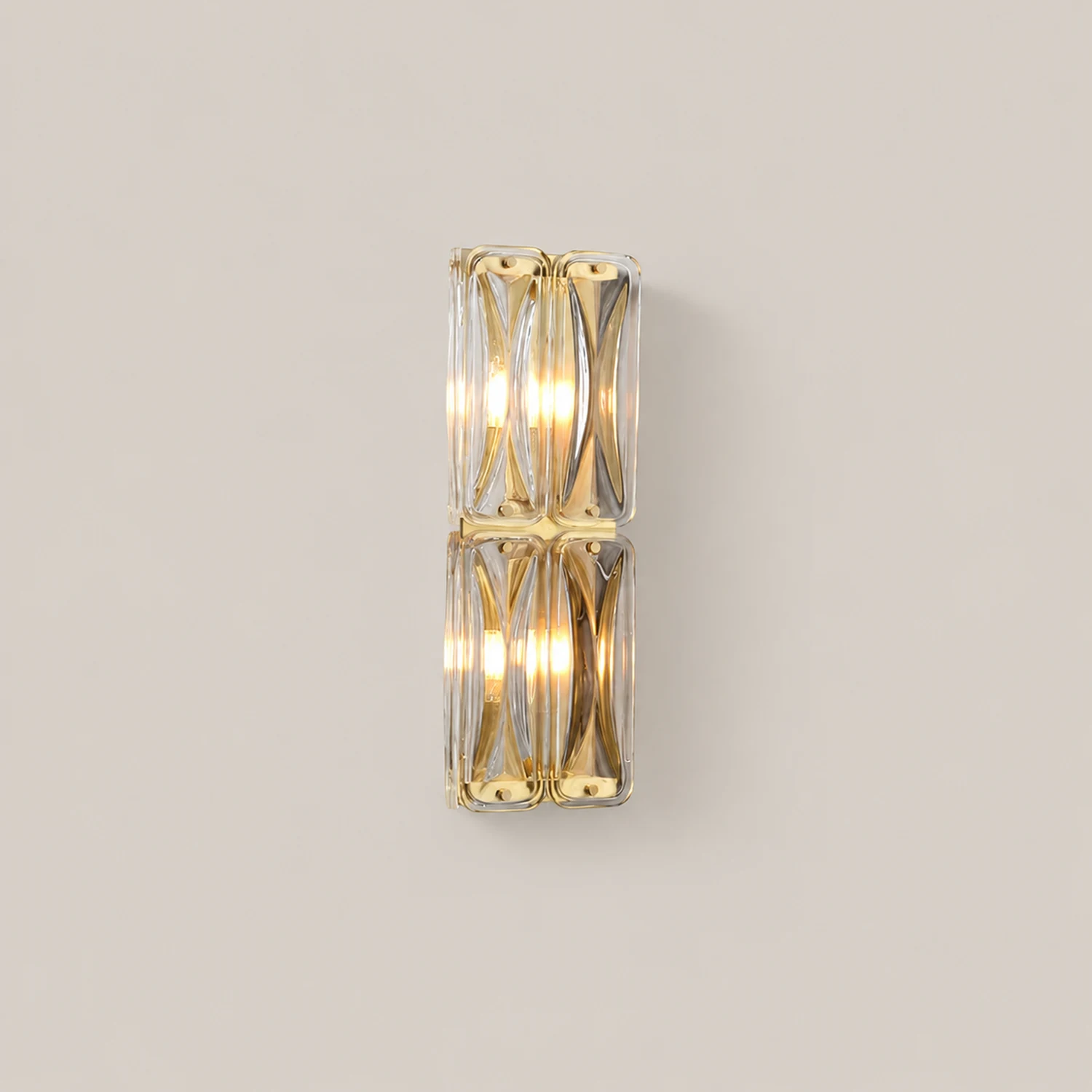 Triangular Glass Wall Light - Lumpaz