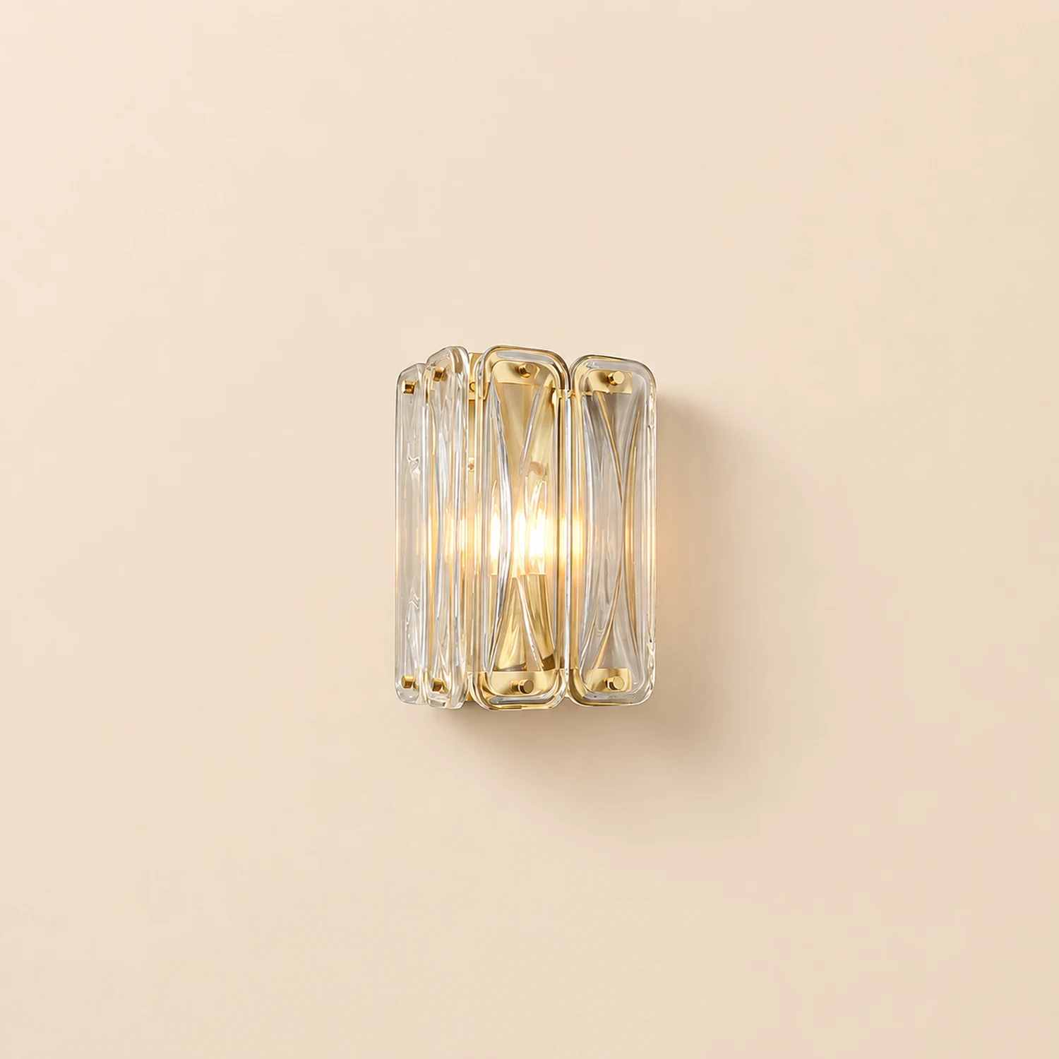 Triangular Glass Wall Light - Lumpaz