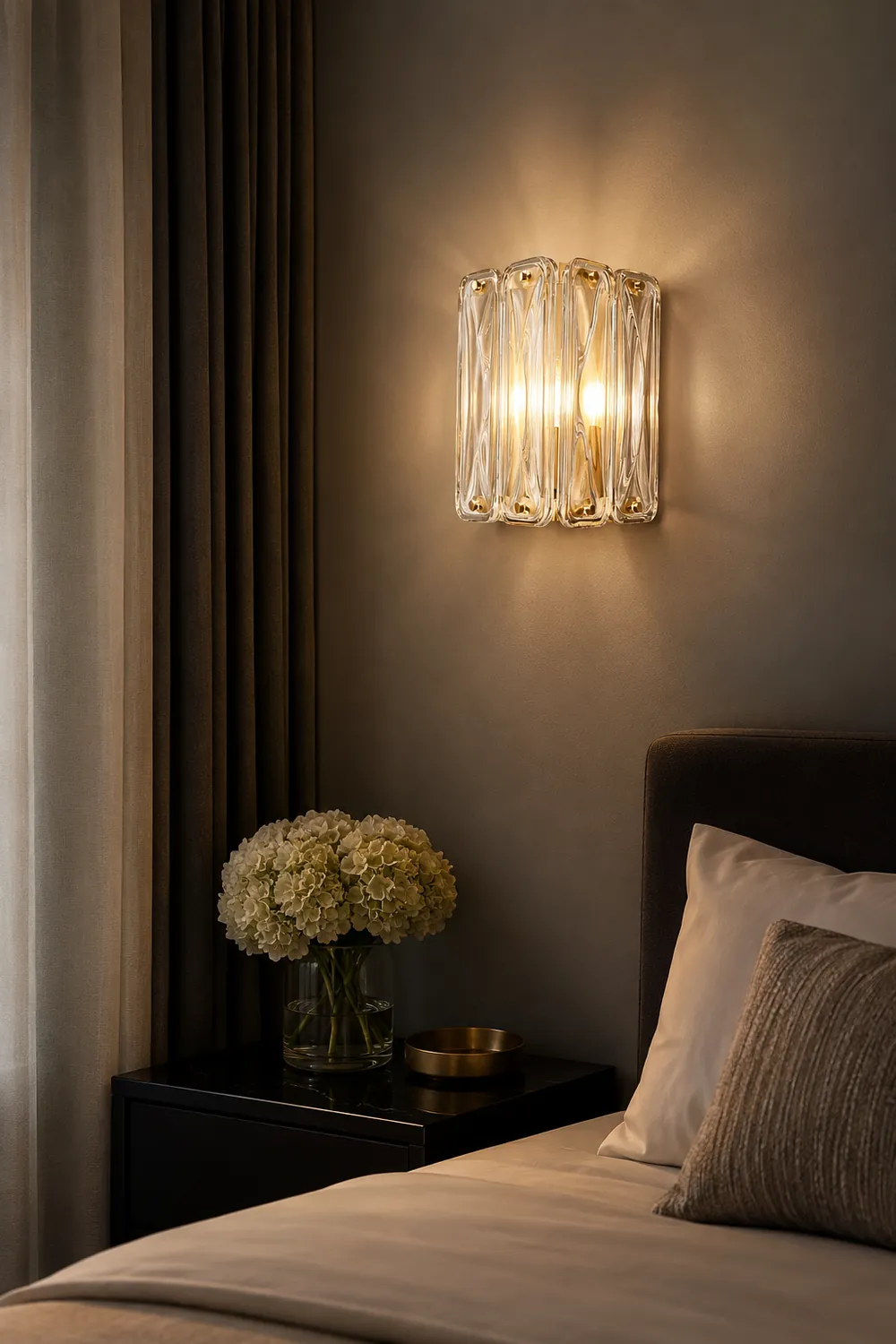Triangular Glass Wall Light - Lumpaz