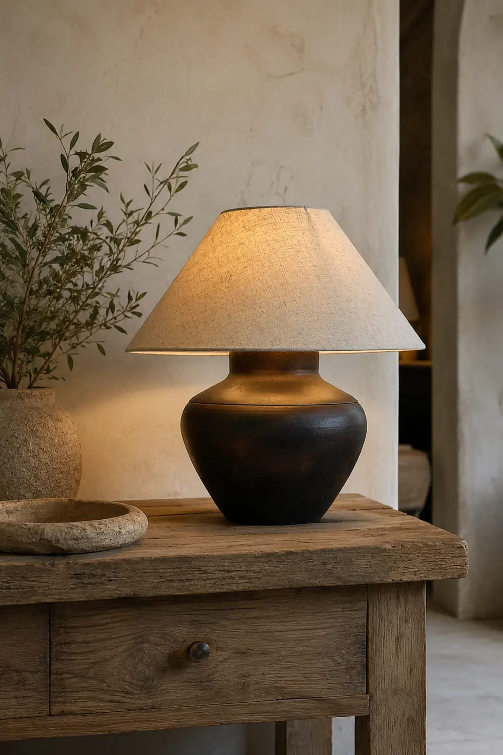Calabria Ceramic Table Lamp - Lumpaz