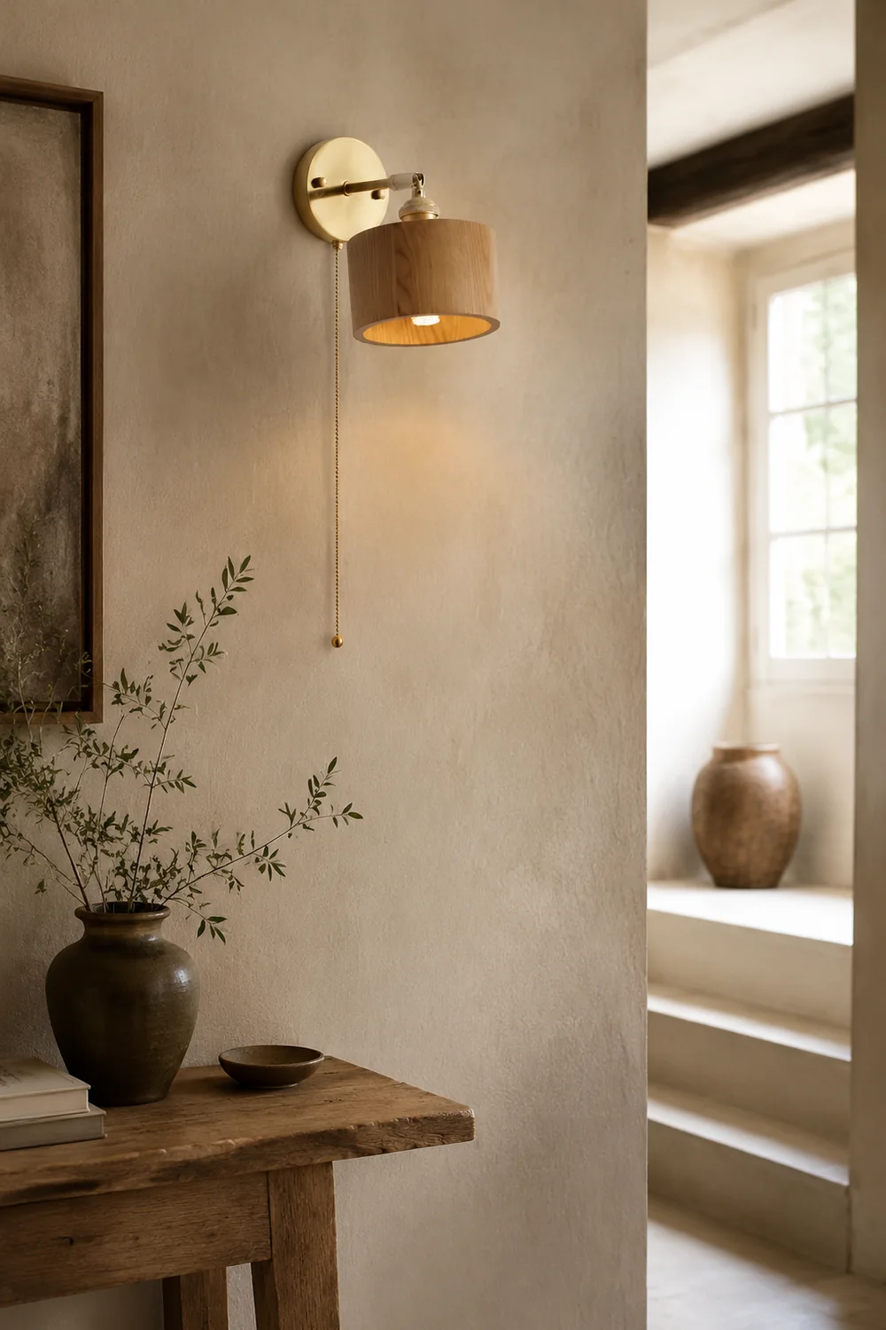 Rotatable Wooden Wall Lamp - Lumpaz
