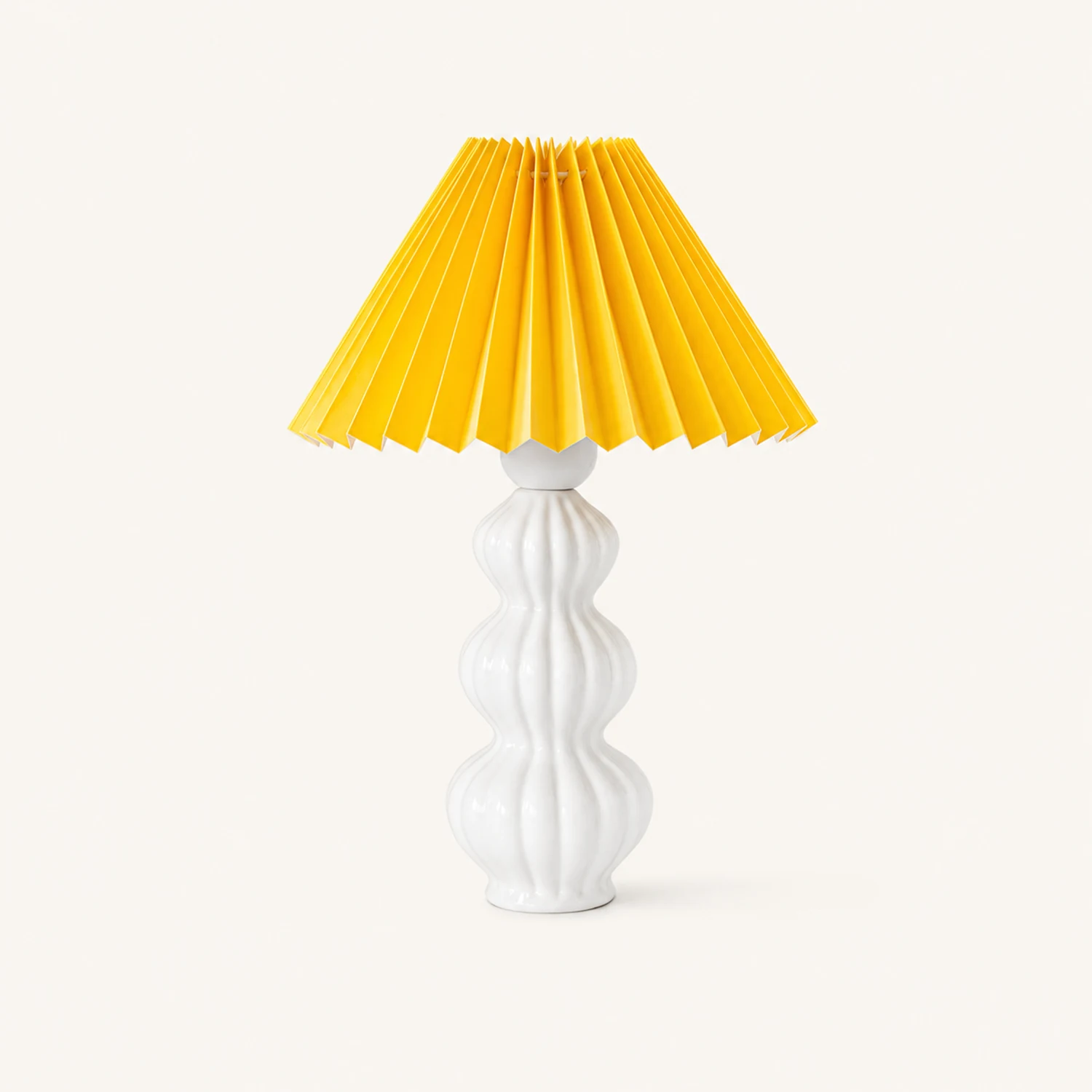 Luna Pleated Table Lamp - Lumpaz