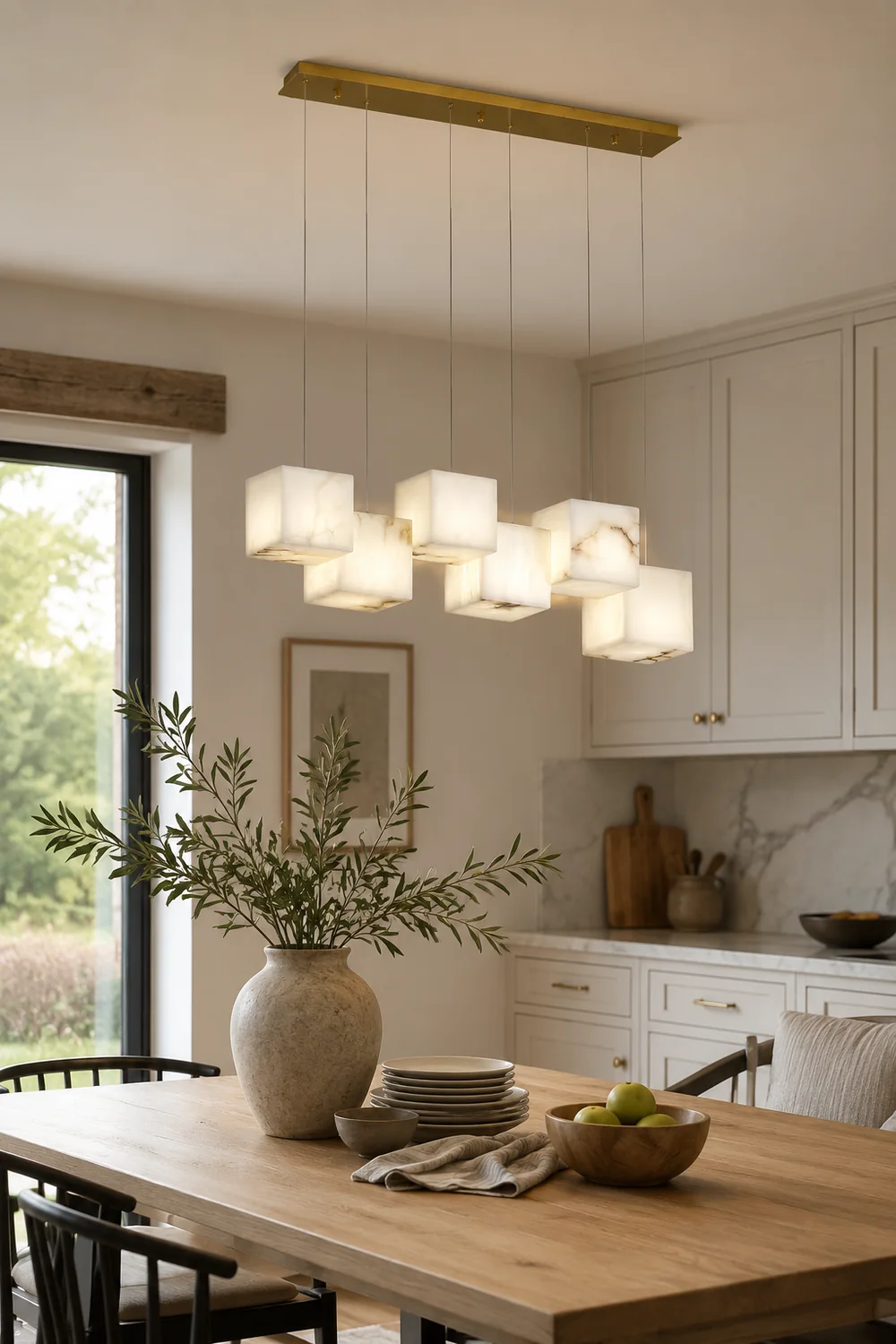 Marble Box Chandelier - Lumpaz