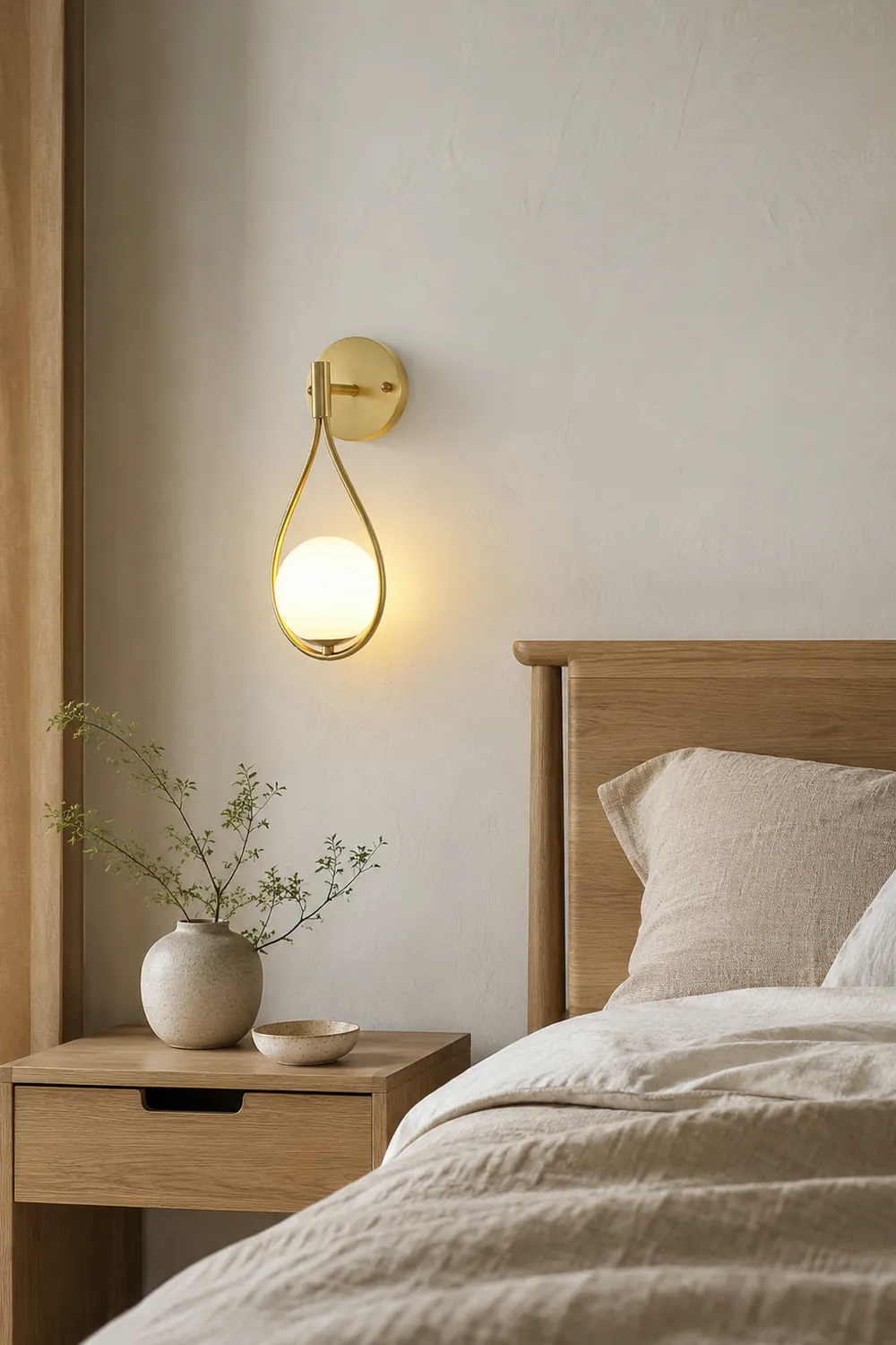 Brass Vanity Wall Lamp - Lumpaz