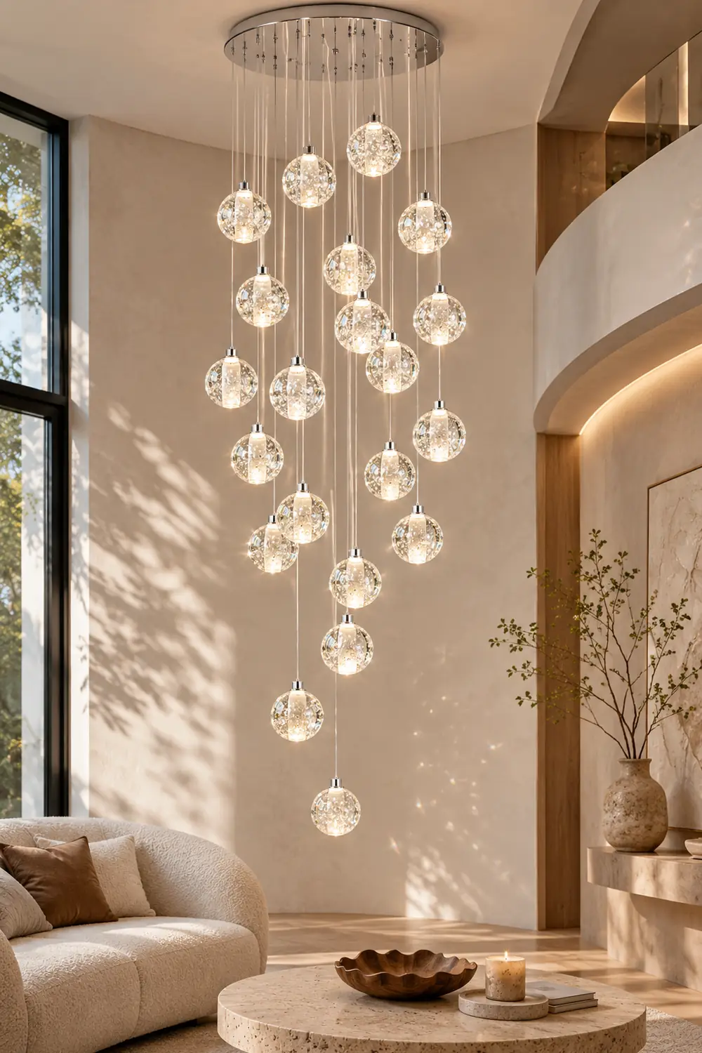 Ball Crystal Chandeliers - Lumpaz