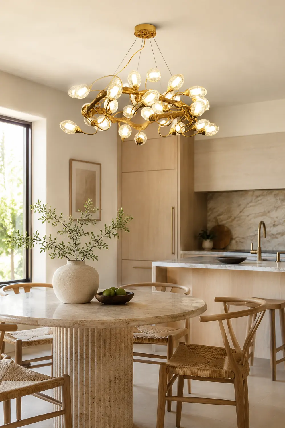 Lotus Brass Chandeliers - Lumpaz