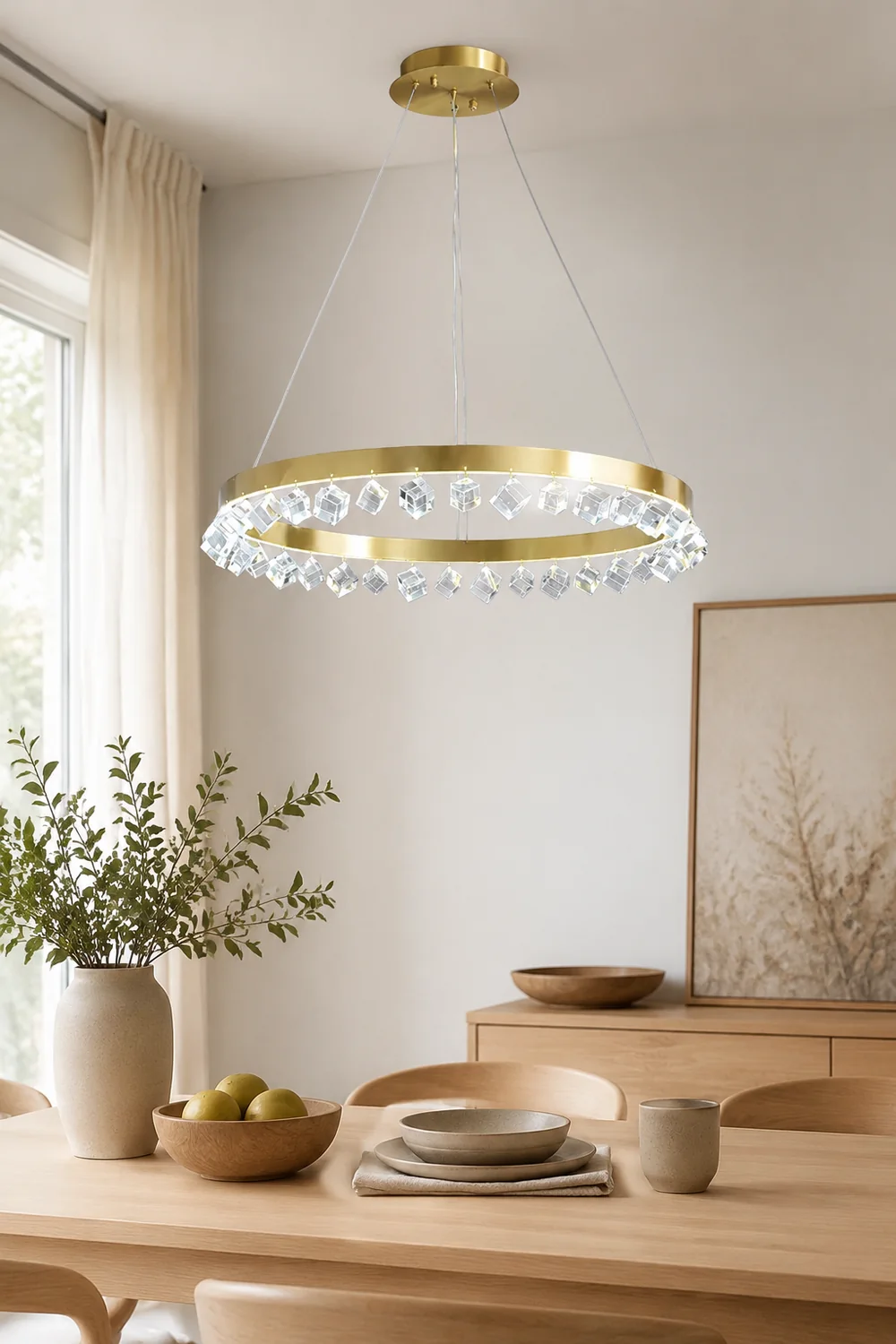 Loop Crystal Chandelier - Lumpaz
