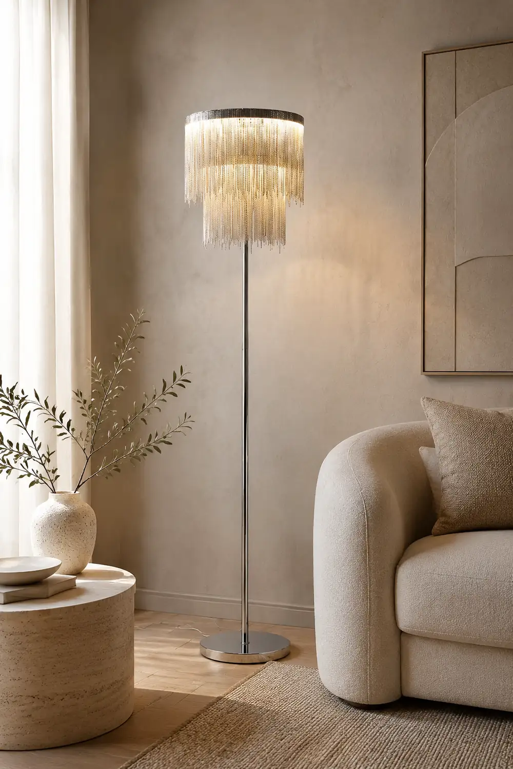 Cadena Tassel Floor Lamp - Lumpaz