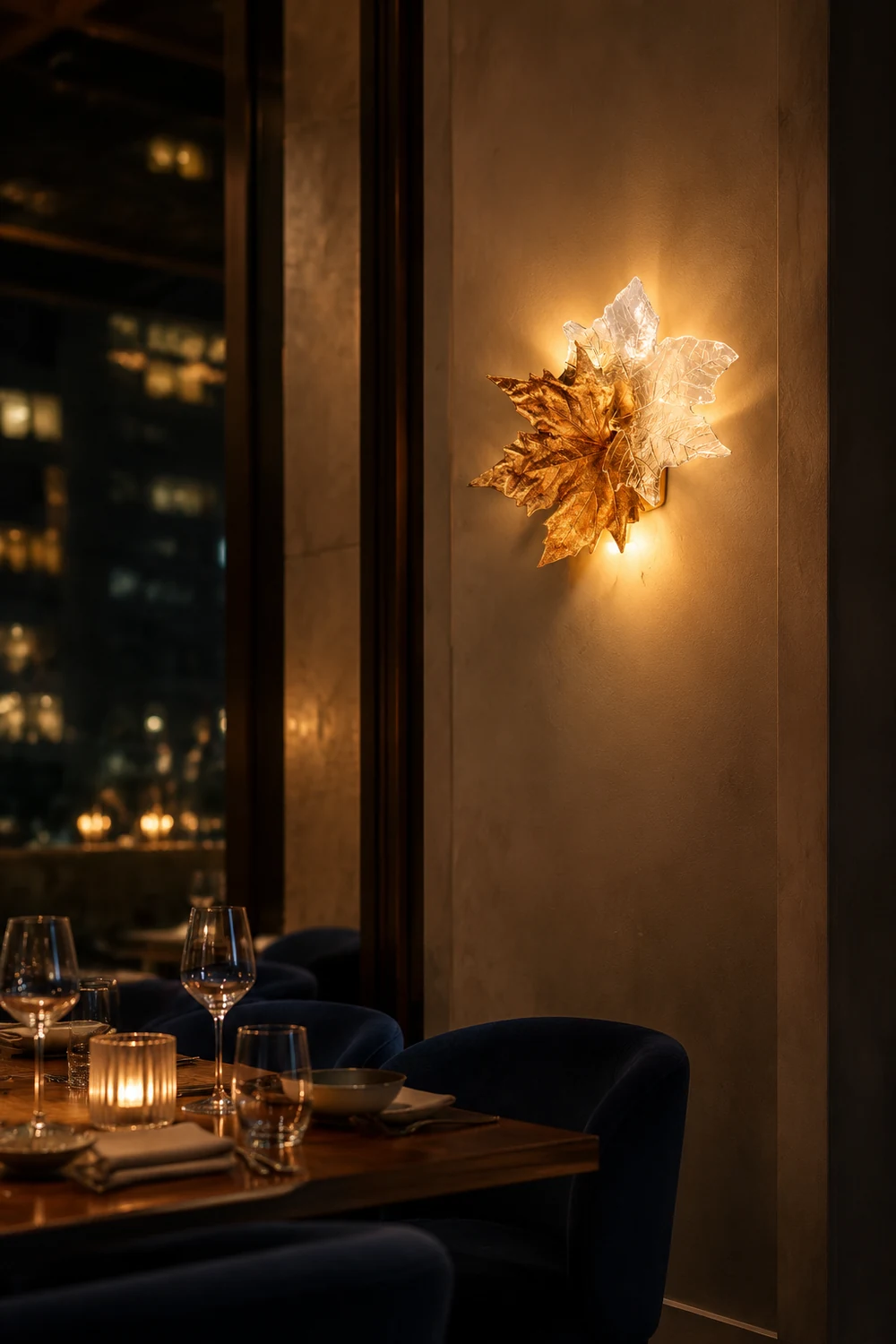 Folio Leaves Wall Lamp - Lumpaz