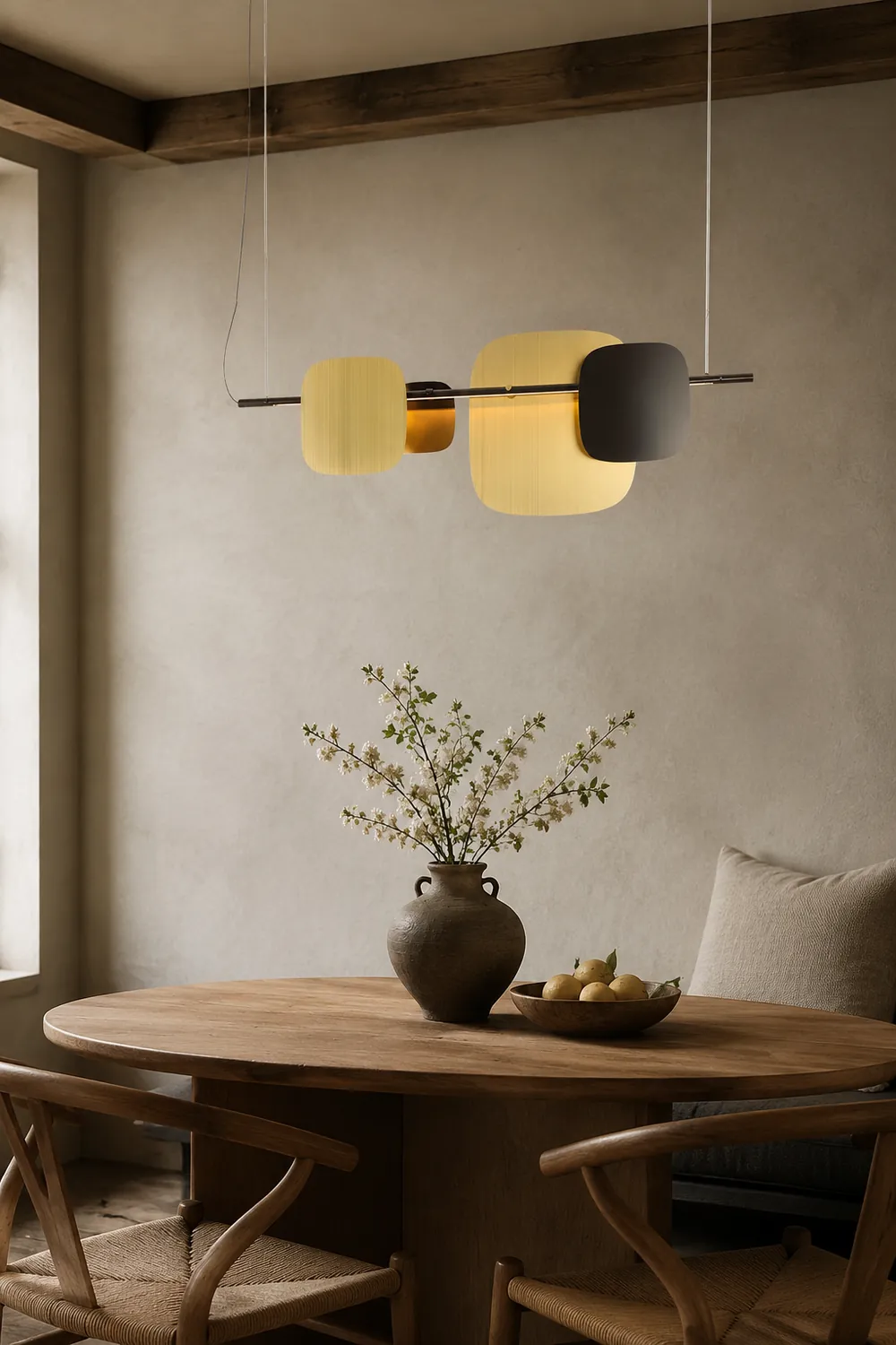 Rounded square Chandelier - Lumpaz