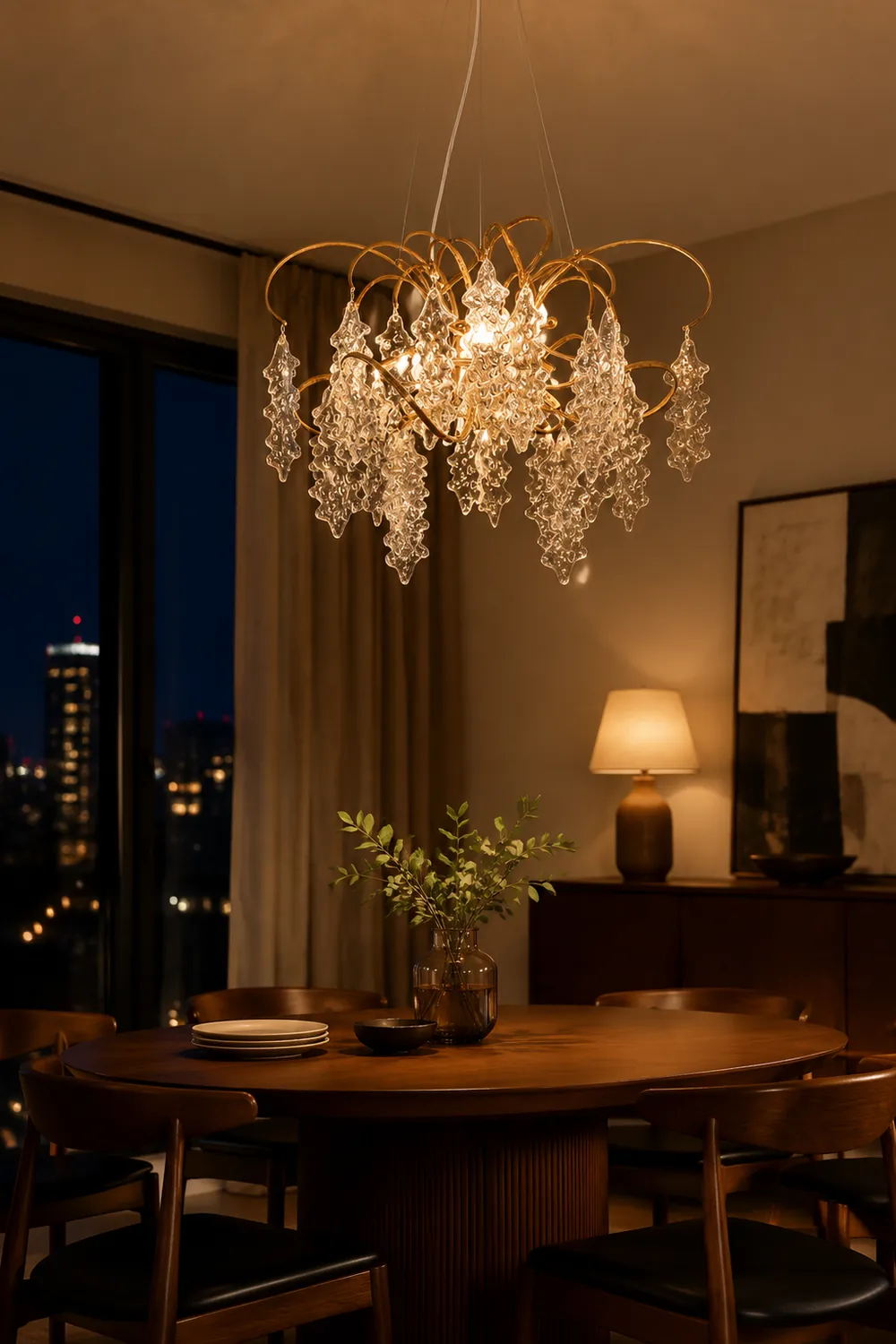 Niagara Round Chandelier - Lumpaz