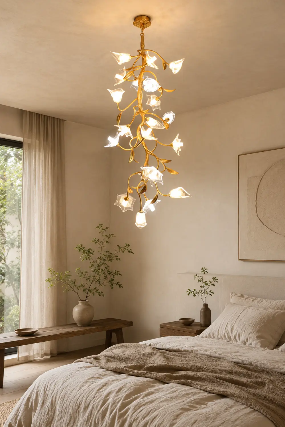 Flower Craftsman Chandelier - Lumpaz