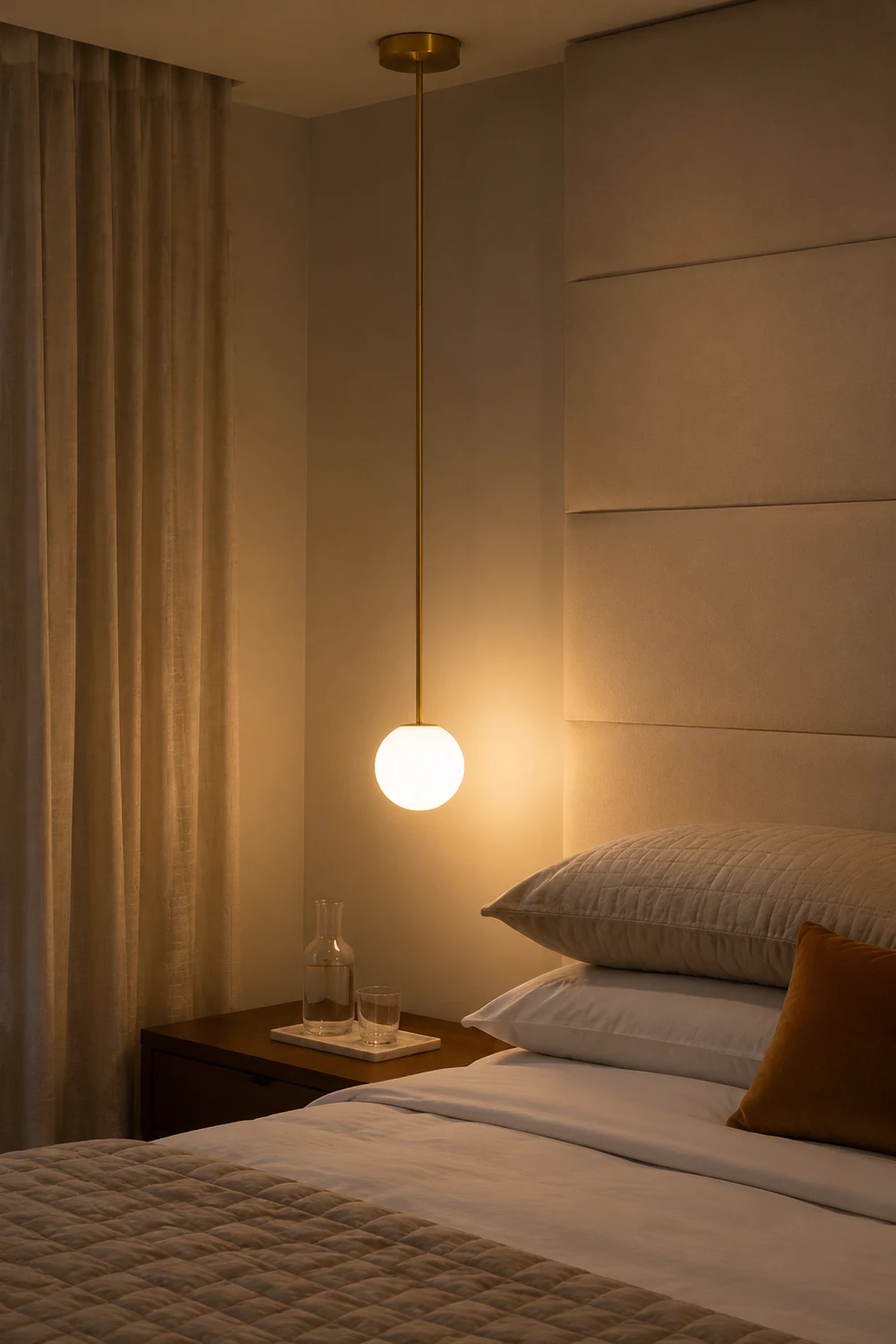 Brass Architectural Pendant Light - Lumpaz
