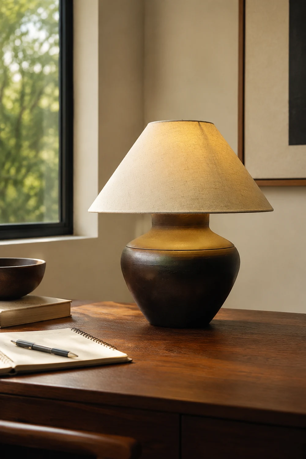 Calabria Ceramic Table Lamp - Lumpaz