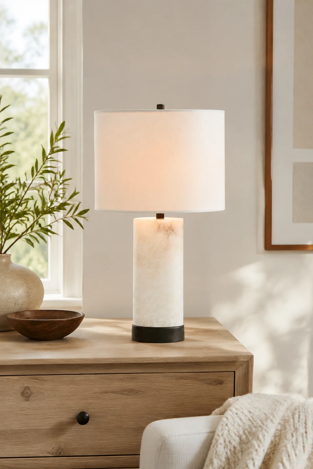 Windham Marble Table Lamp - Lumpaz