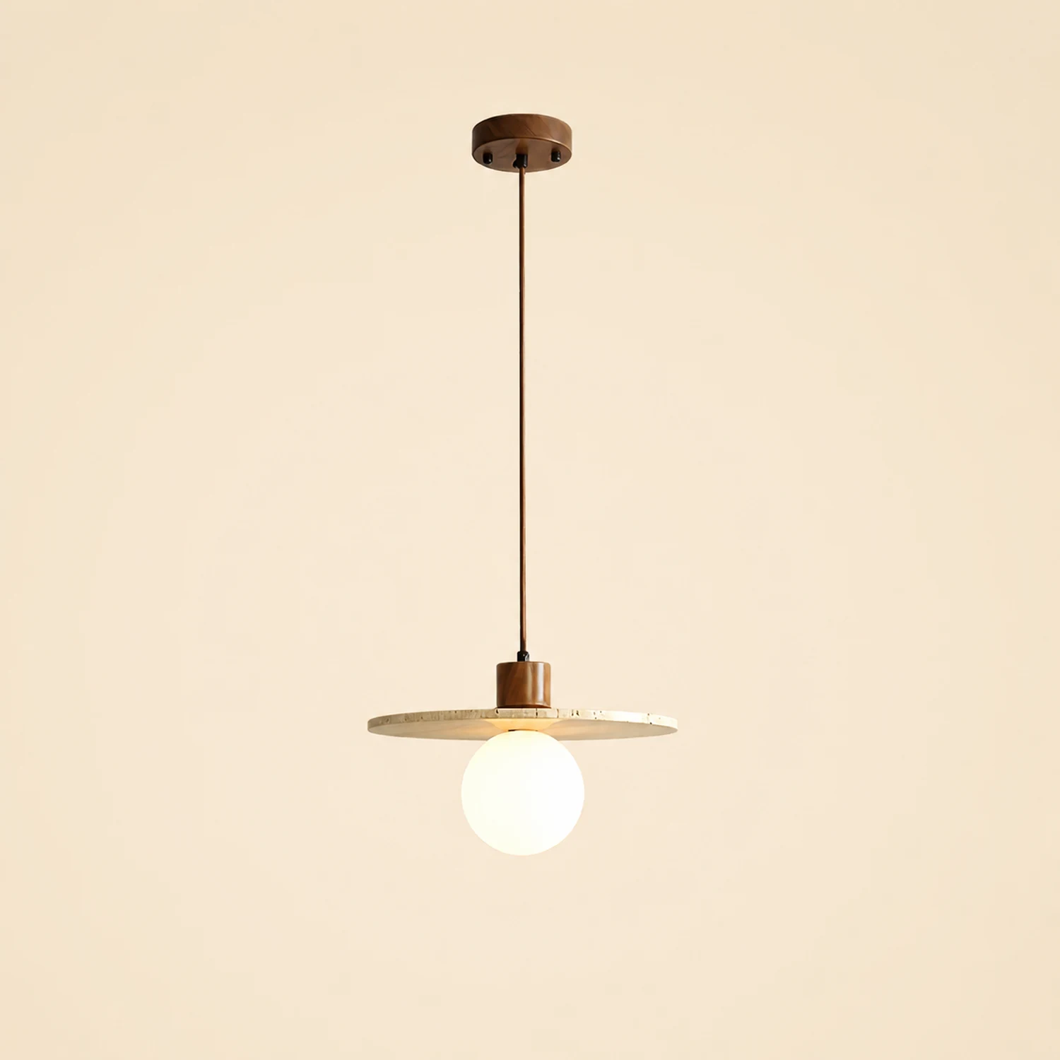 Travertine Pendant Lamp - Lumpaz