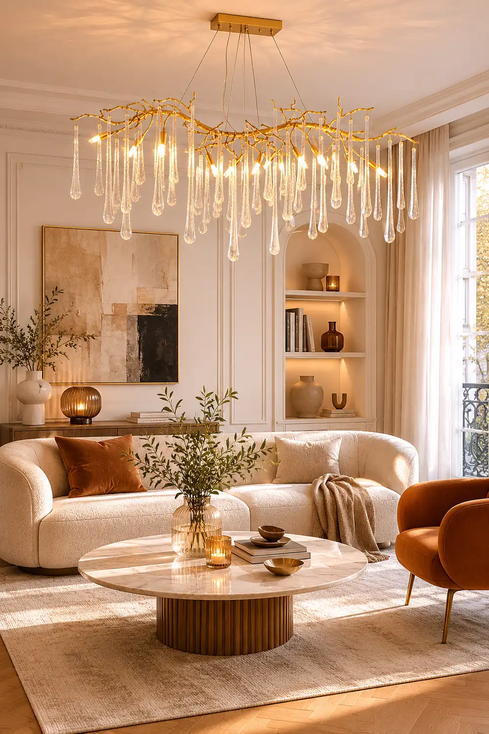 Aqua Makrama Chandeliers - Lumpaz